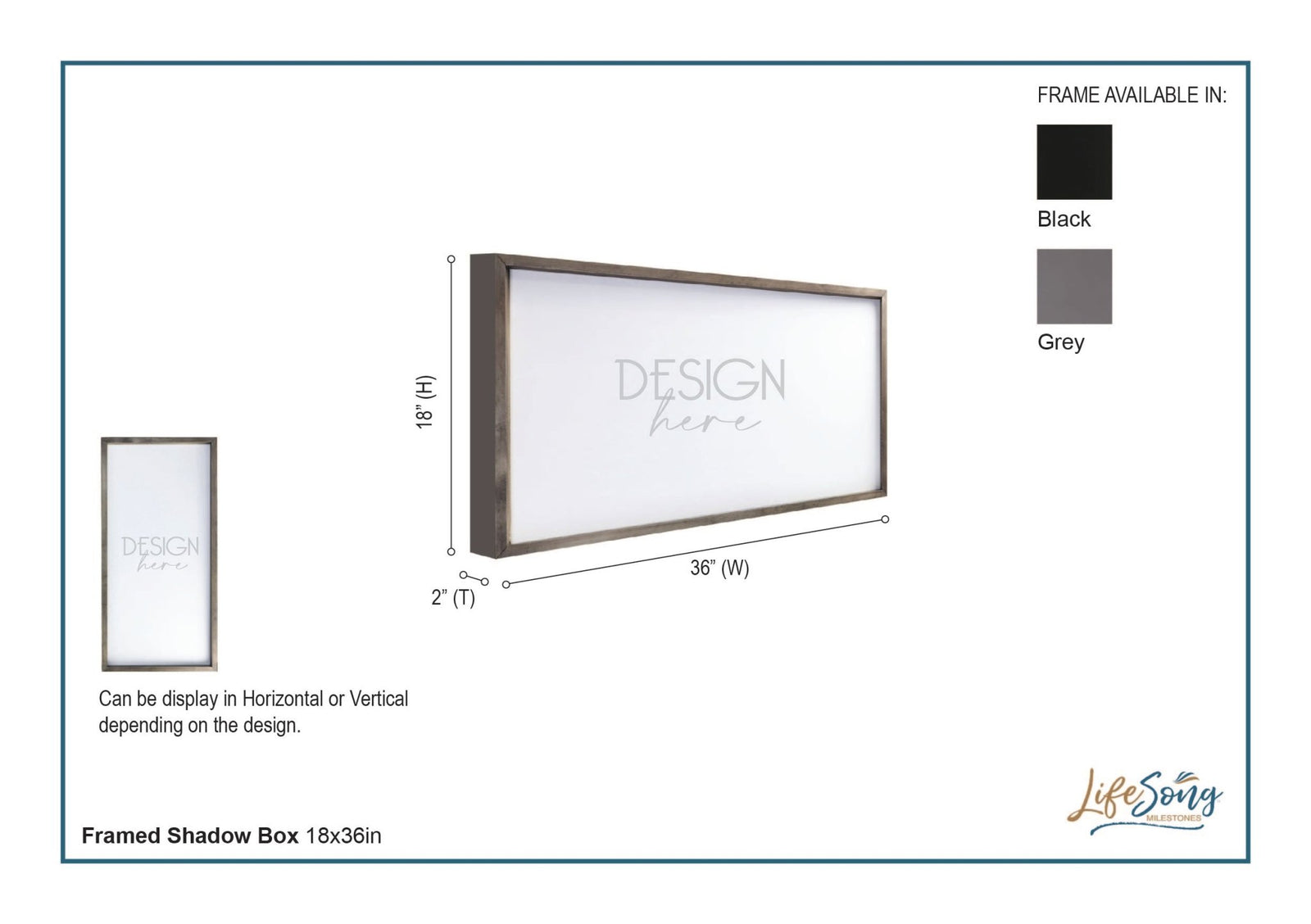 Large Family Wall Décor Quote Sign For Home Decoration 18 x 36 - Mr. & Mrs. - LifeSong Milestones