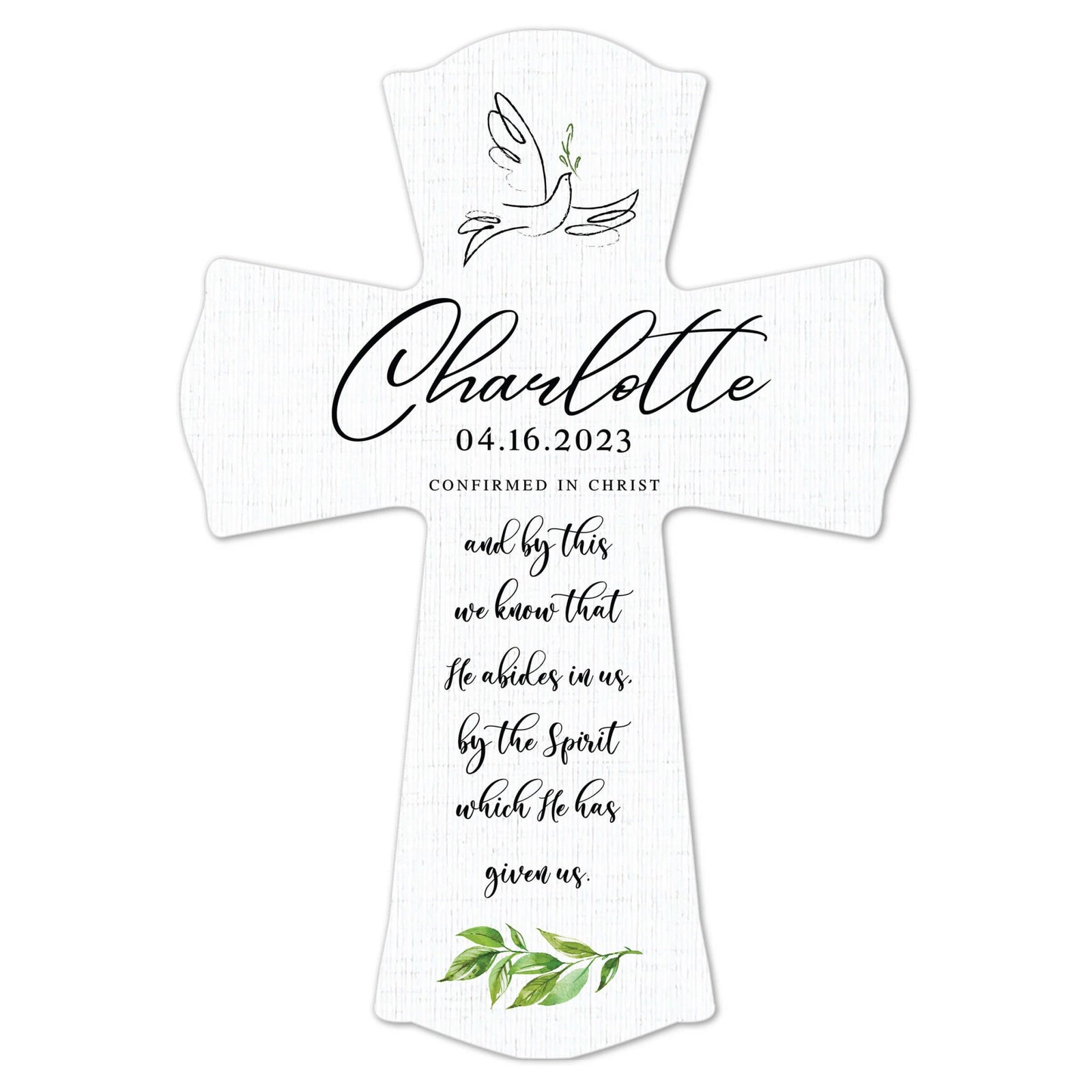 Lifesong Milestones Confirmation Wooden Wall Cross - LifeSong Milestones