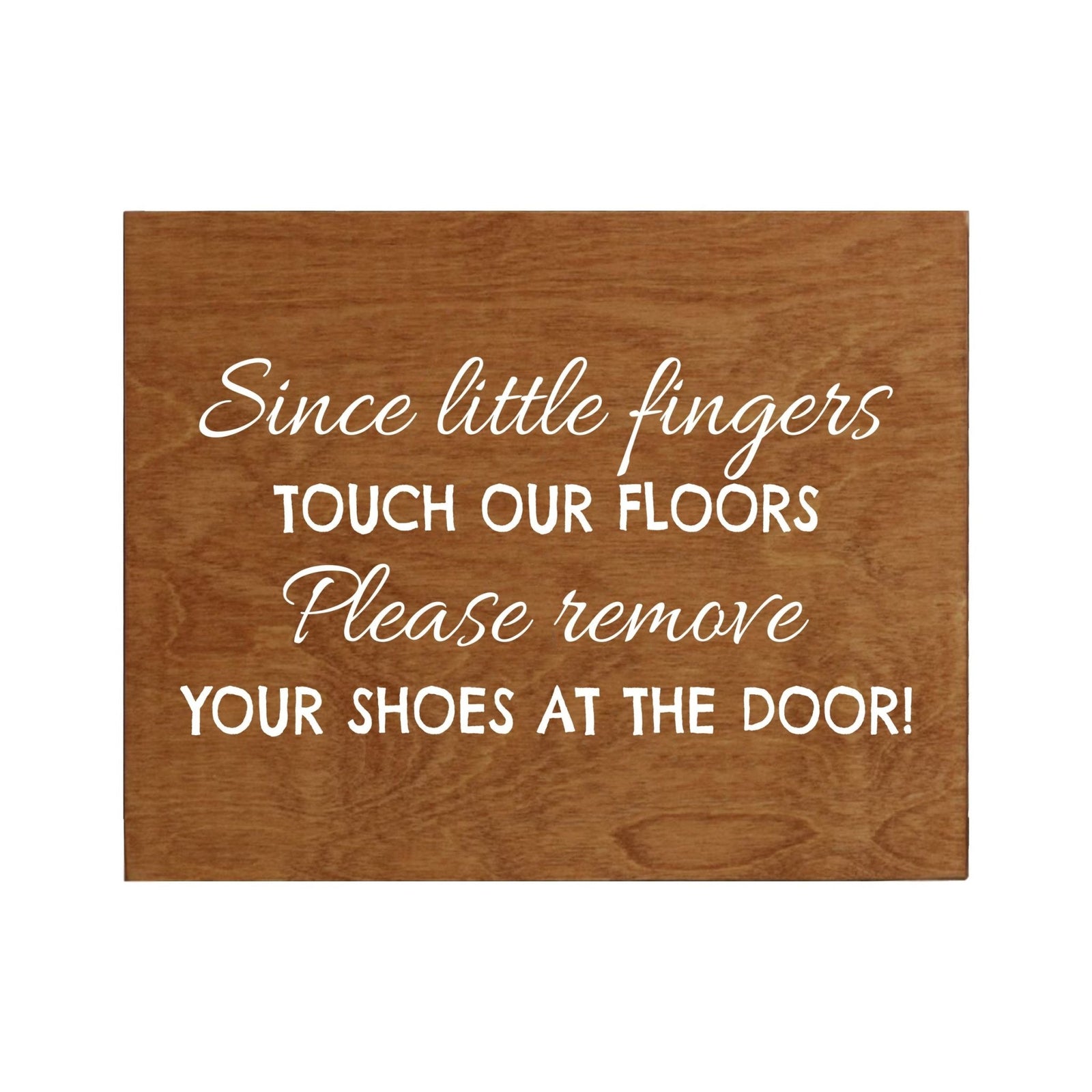 Little Hands Shoe Sign For New Home - Little Fingers - LifeSong Milestones