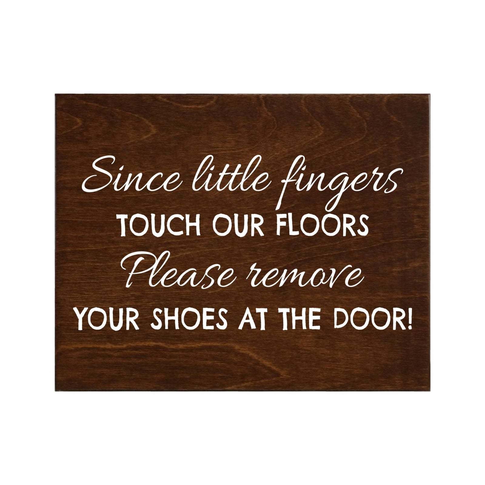 Little Hands Shoe Sign For New Home - Little Fingers - LifeSong Milestones