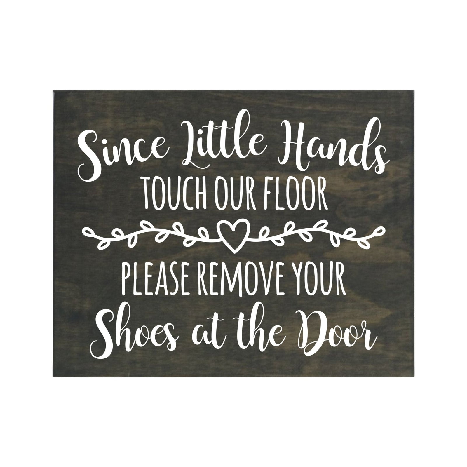 Little Hands Shoe Sign For New Home - Little Hands Heart - LifeSong Milestones