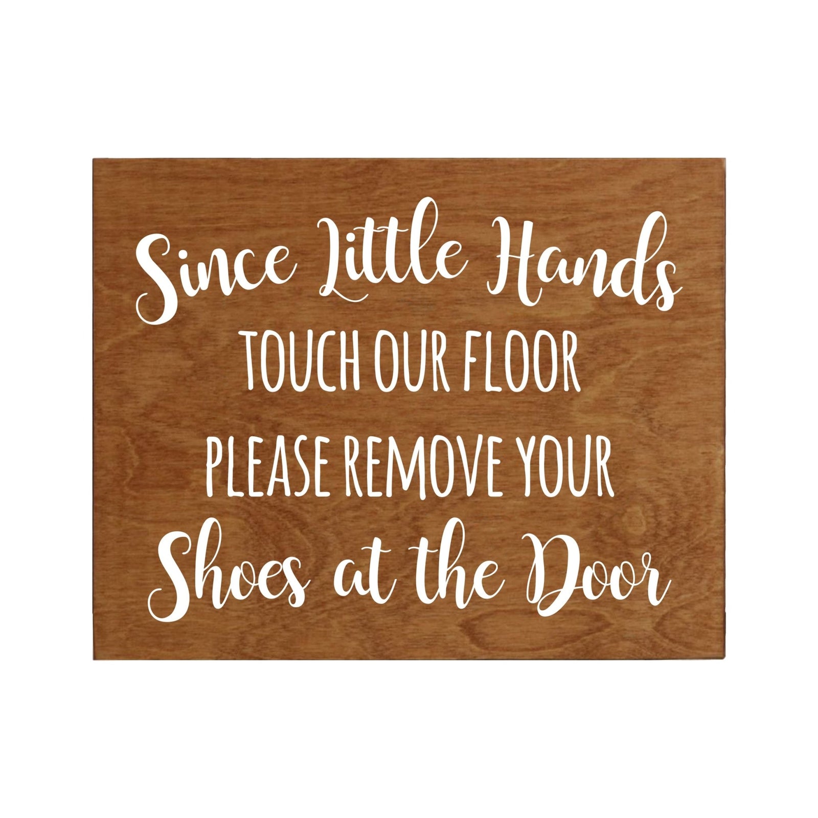 Little Hands Shoe Sign For New Home - Please Hands - LifeSong Milestones