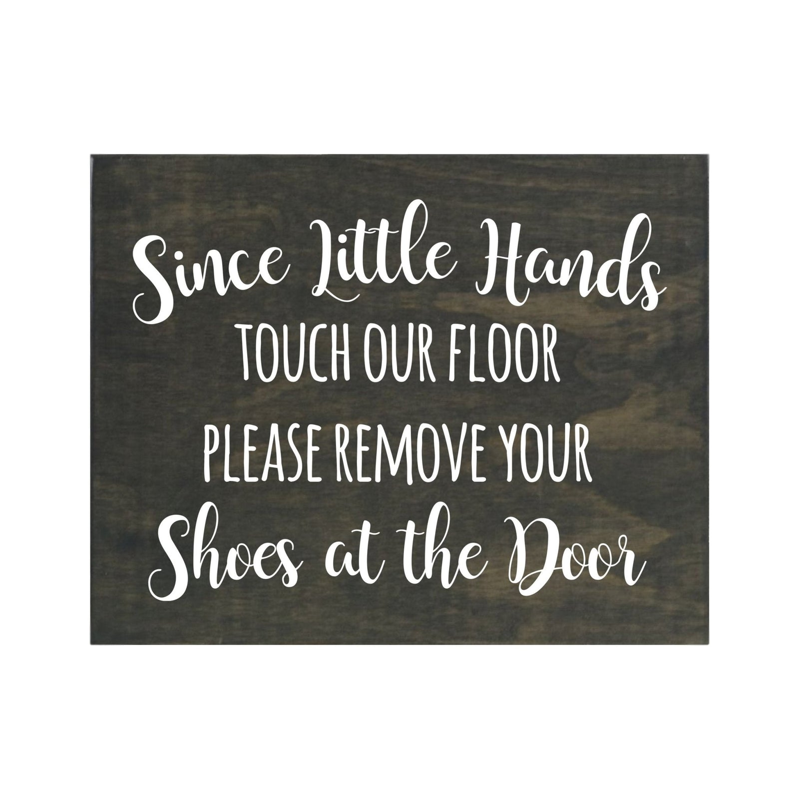 Little Hands Shoe Sign For New Home - Please Hands - LifeSong Milestones