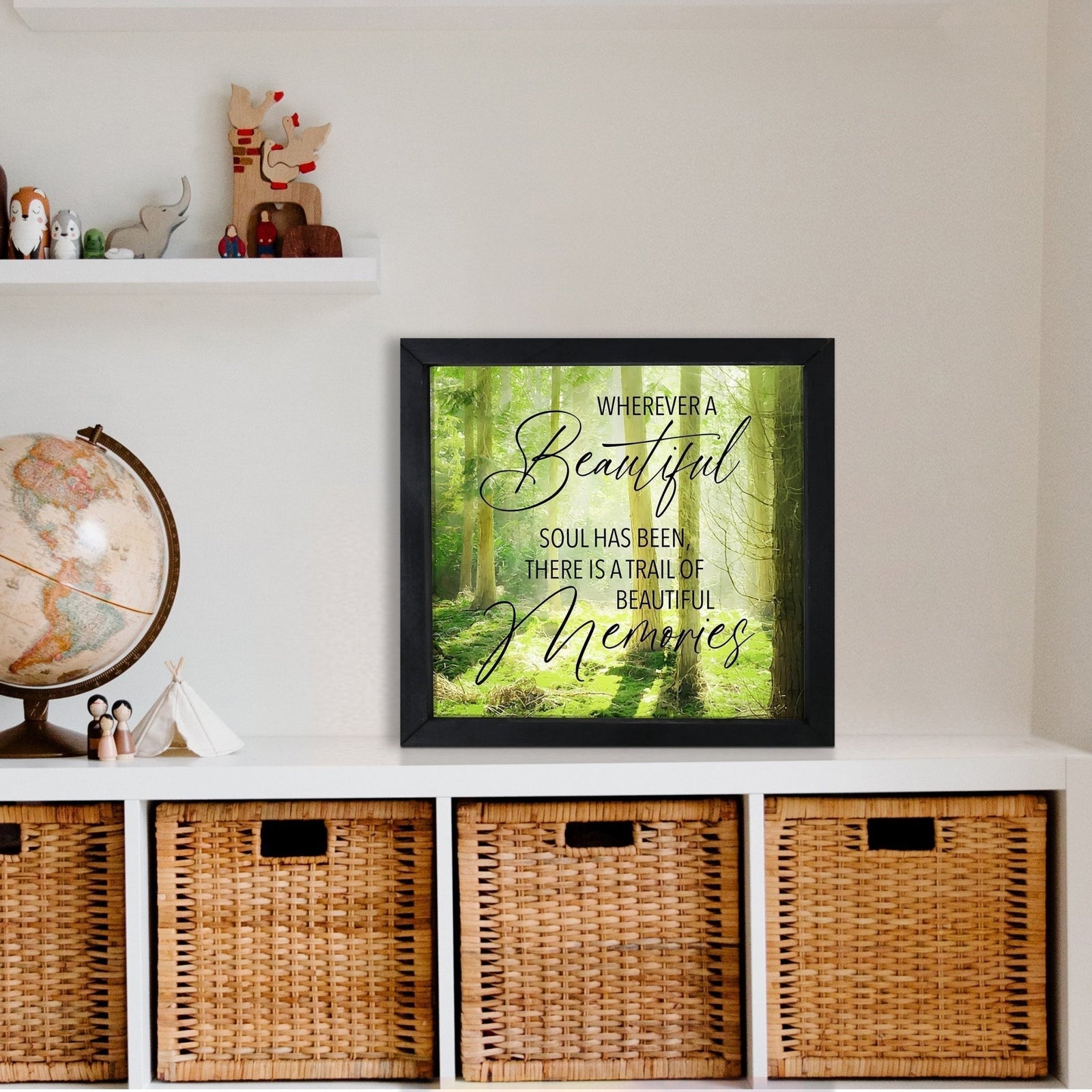 Lifesong Milestones Memorial Framed Shadow Box for Loss of Loved One Sympathy Gift