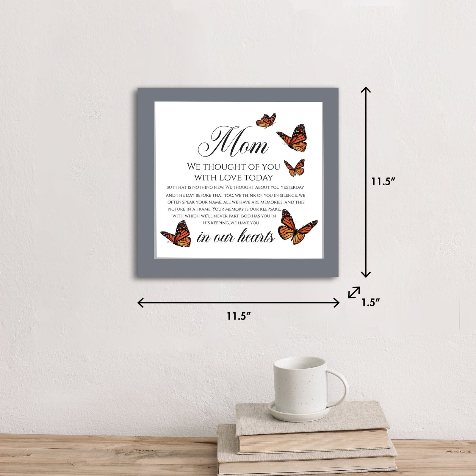 Lifesong Milestones Memorial Framed Shadow Box for Loss of Loved One Sympathy Gift