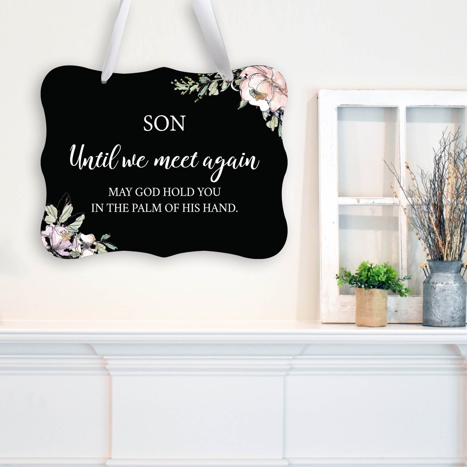 Memorial Hanging Ribbon Wall Decor for Loss of Loved One - LifeSong Milestones