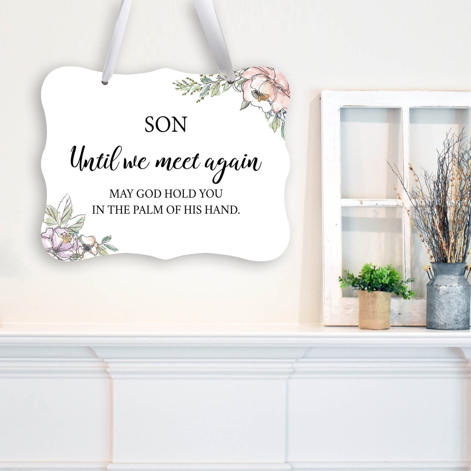 Memorial Hanging Ribbon Wall Decor for Loss of Loved One - LifeSong Milestones