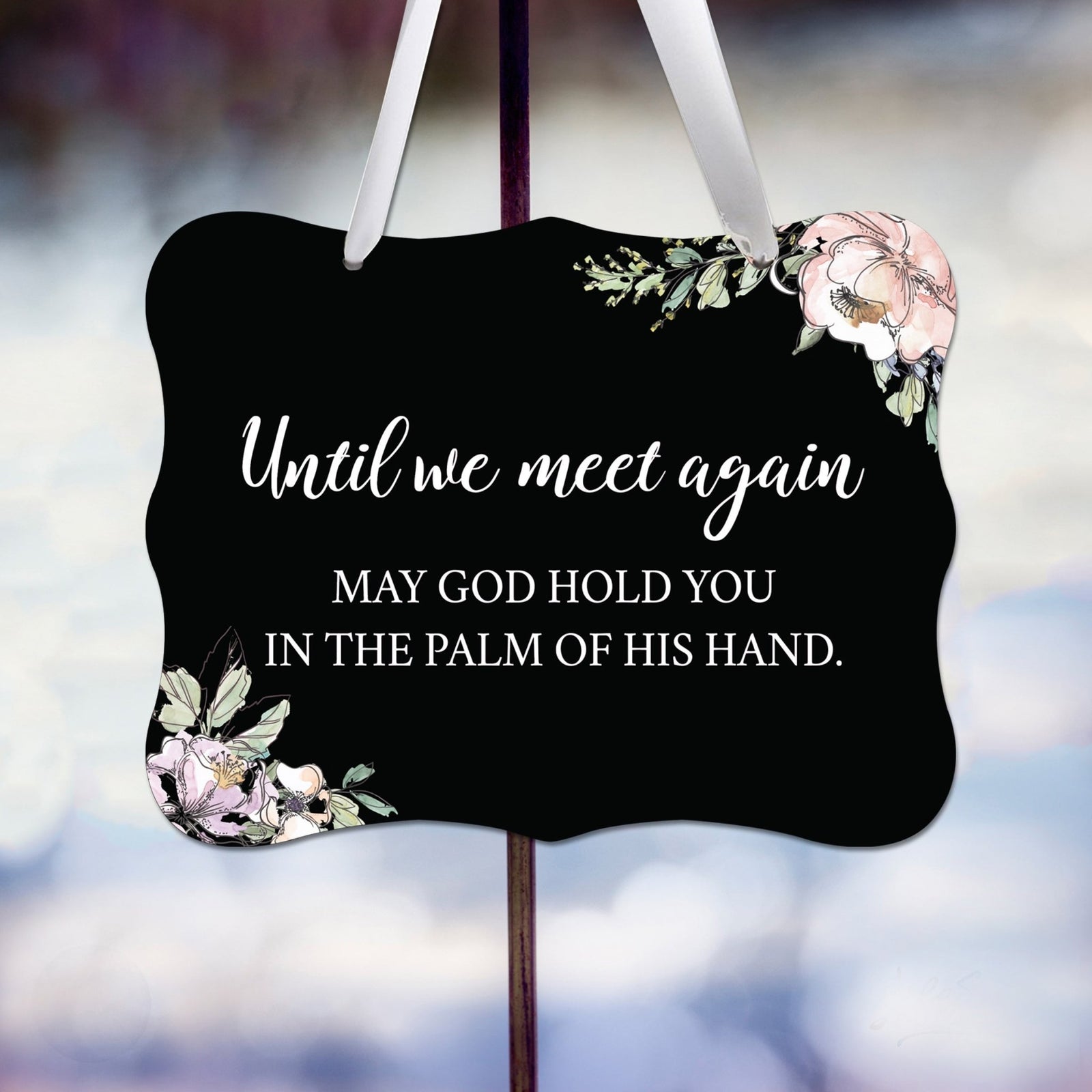 Memorial Hanging Ribbon Wall Decor for Loss of Loved One - LifeSong Milestones