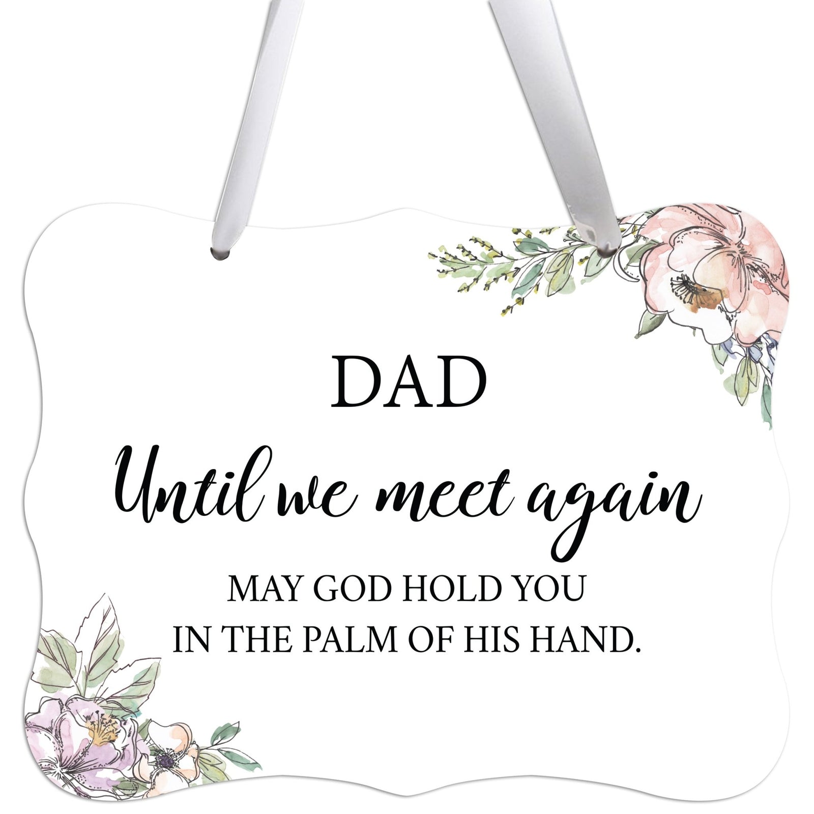 Memorial Hanging Ribbon Wall Decor for Loss of Loved One - LifeSong Milestones