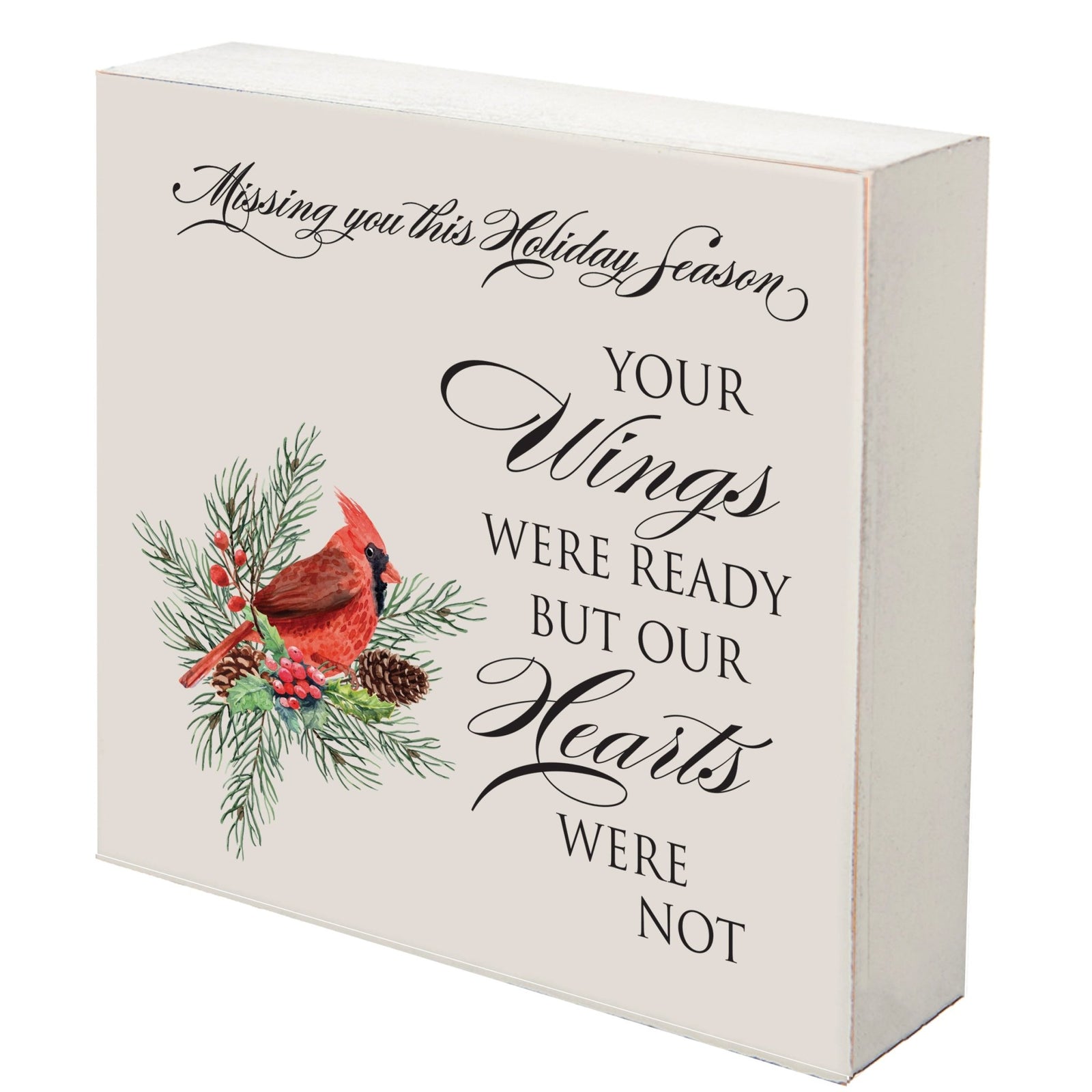 Memorial Shadow Box - Missing You This Season (Christmas Theme) - LifeSong Milestones