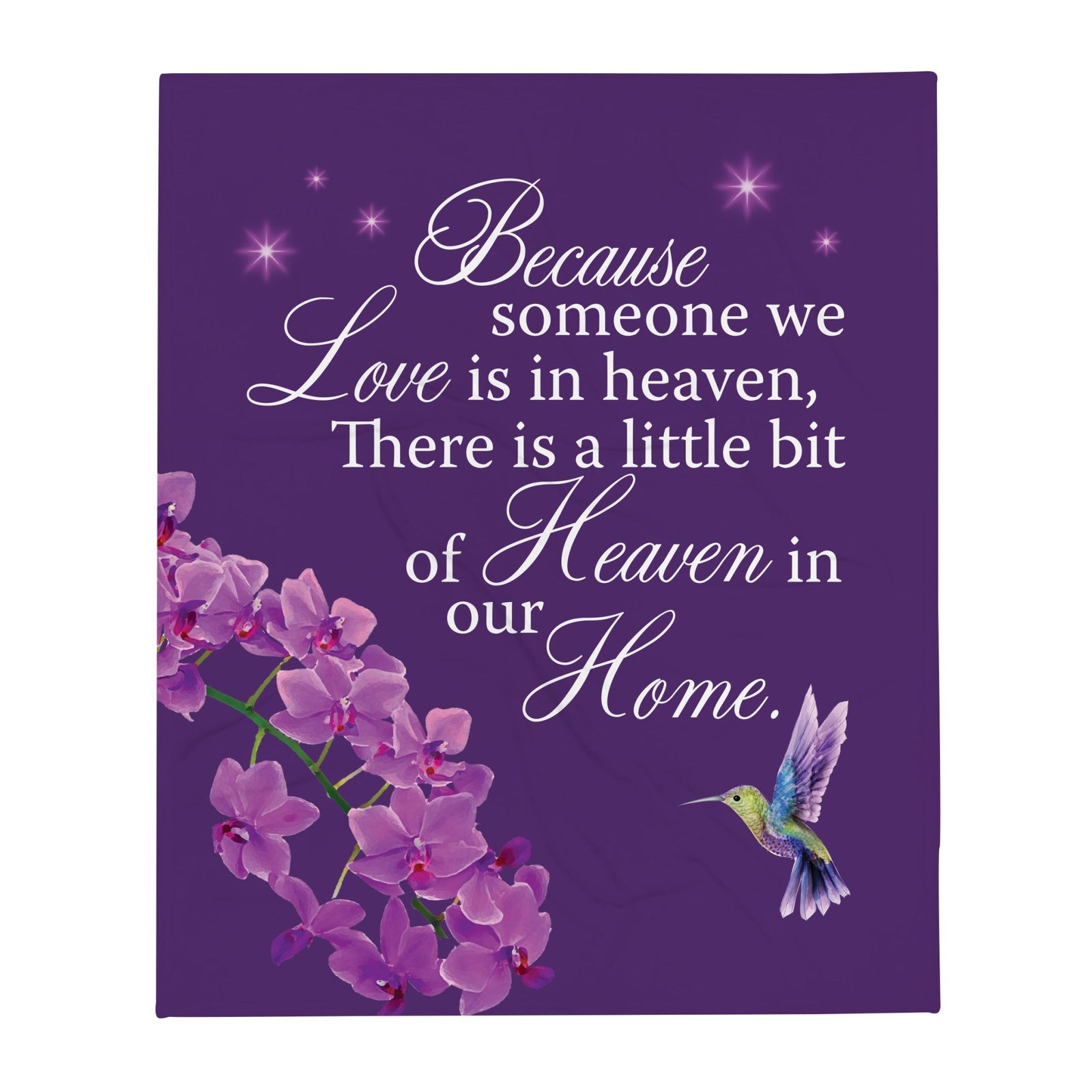 Memorial Soft Throw Blankets for Home Décor - LifeSong Milestones