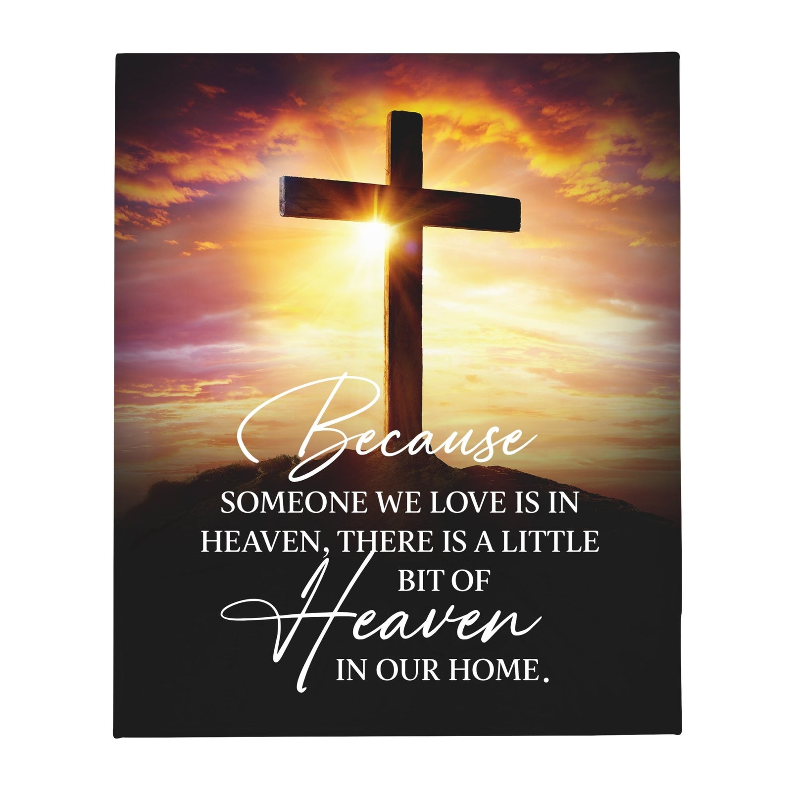 Memorial Soft Throw Blankets for Home Décor - LifeSong Milestones