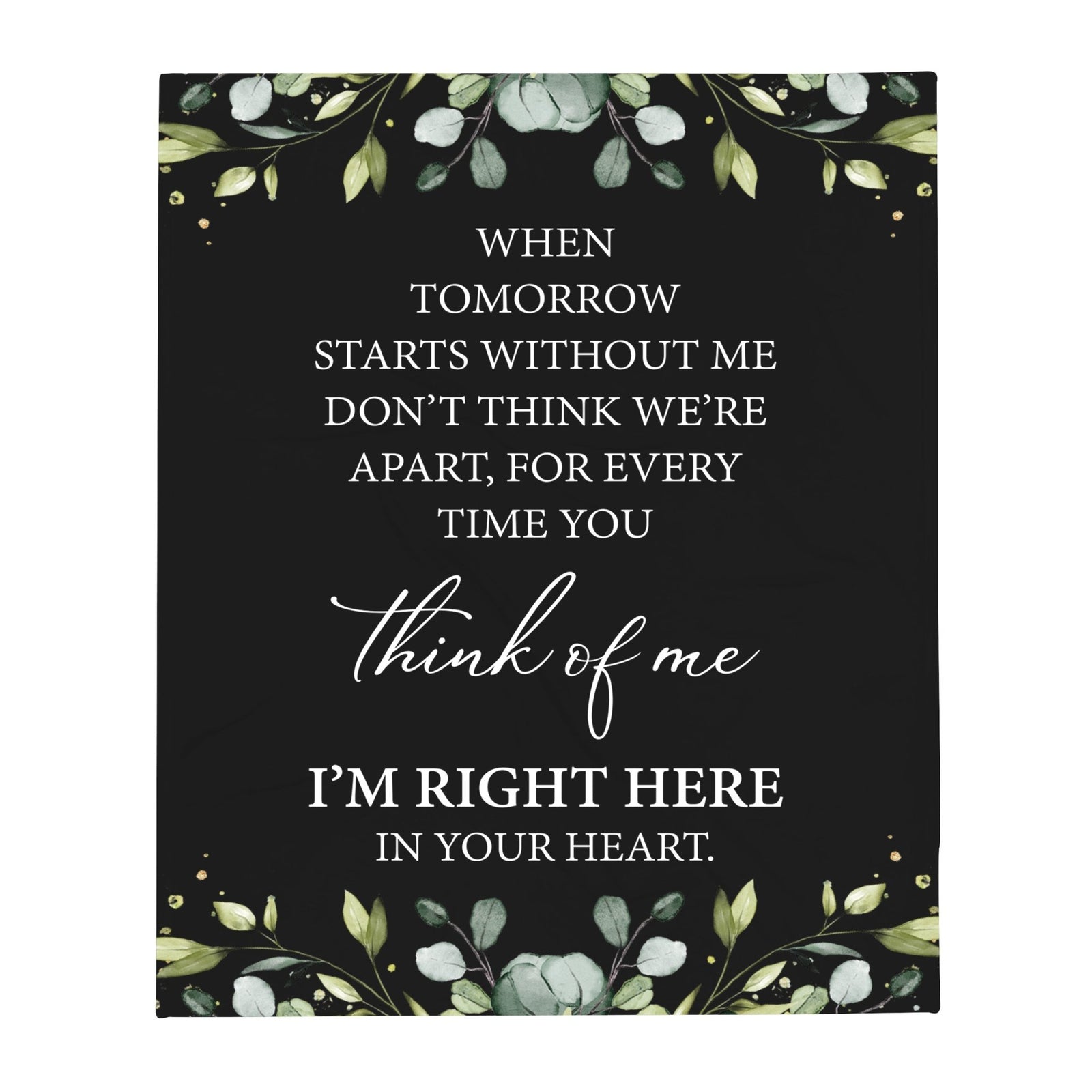 Memorial Soft Throw Blankets for Home Décor - LifeSong Milestones