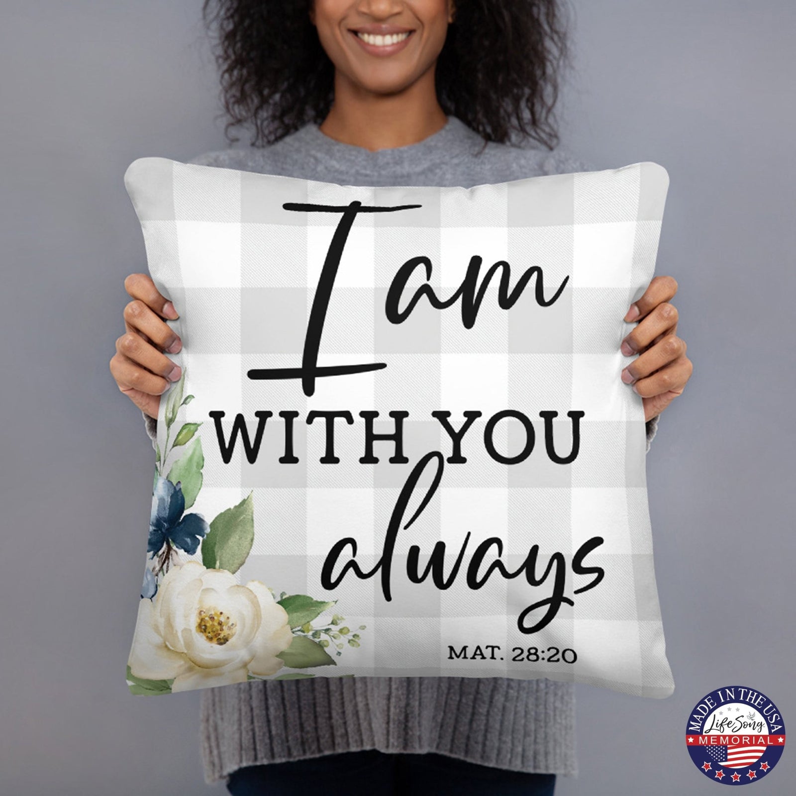 Memorial Sympathy Throw Pillow for Home Décor - LifeSong Milestones