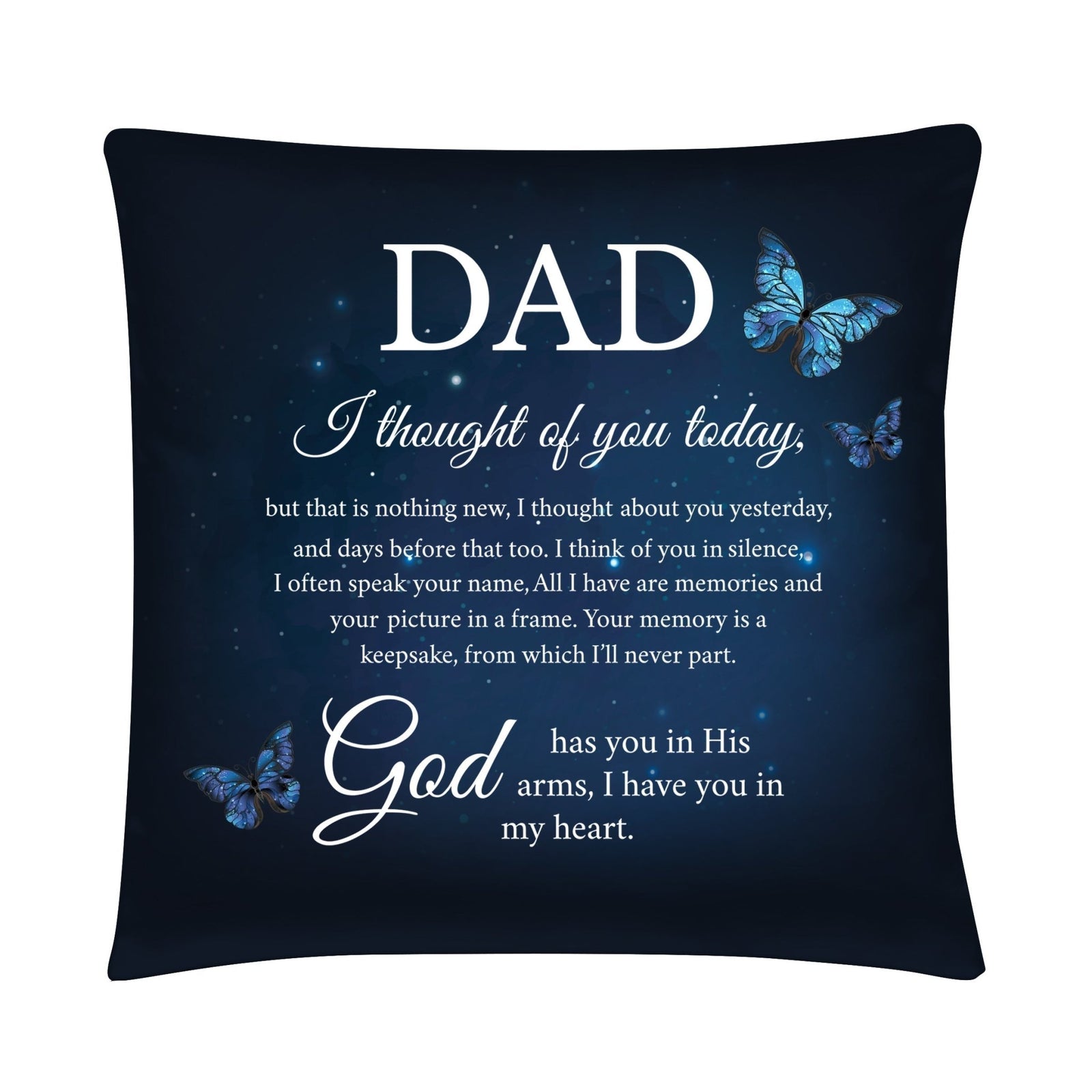 Memorial Sympathy Throw Pillow for Home Décor - LifeSong Milestones