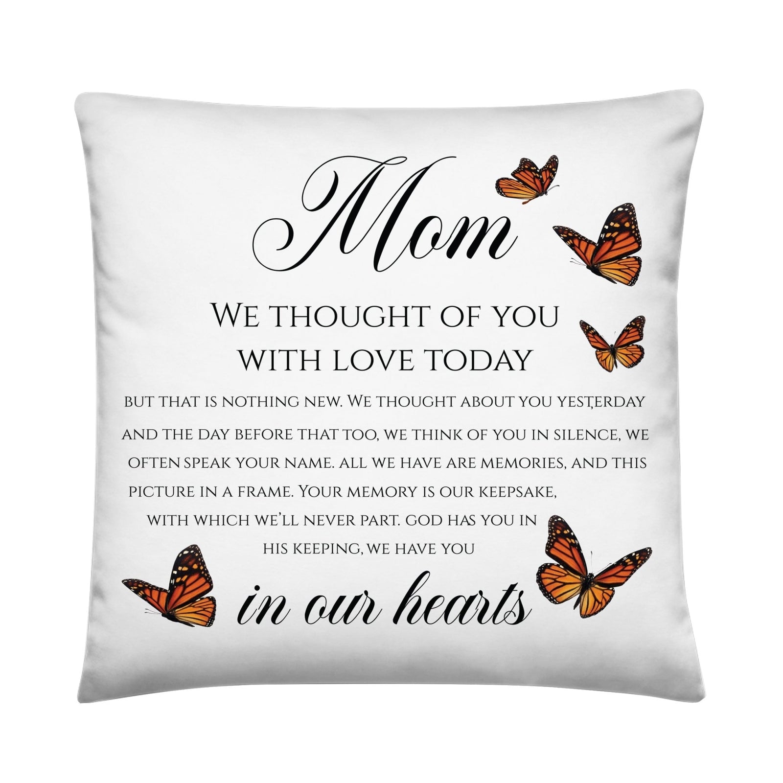 Memorial Sympathy Throw Pillow for Home Décor - LifeSong Milestones