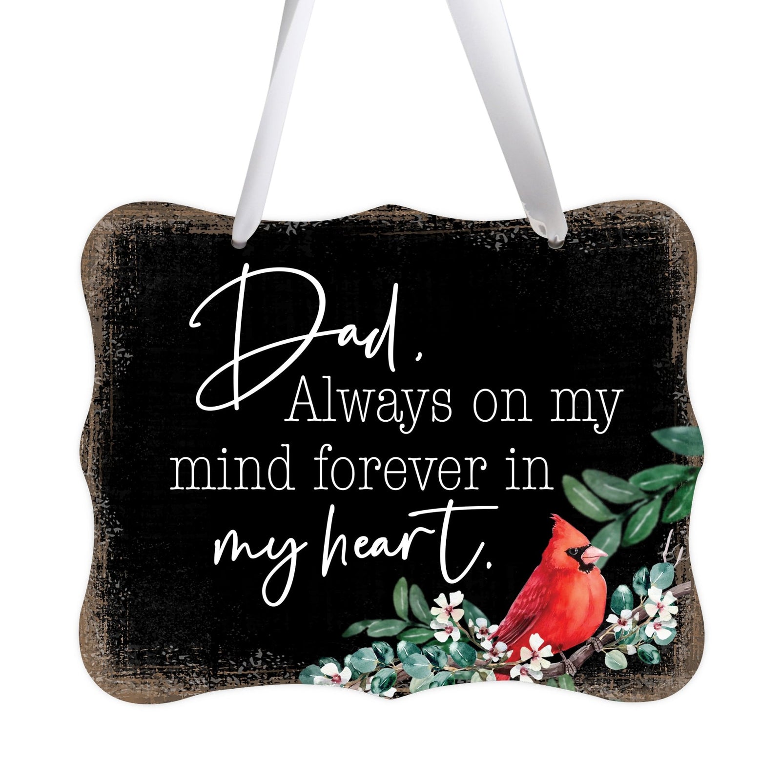 Memorial gifts for the loss of a loved one, including this elegant wall hanging sign, designed to offer comfort and support during difficult times.