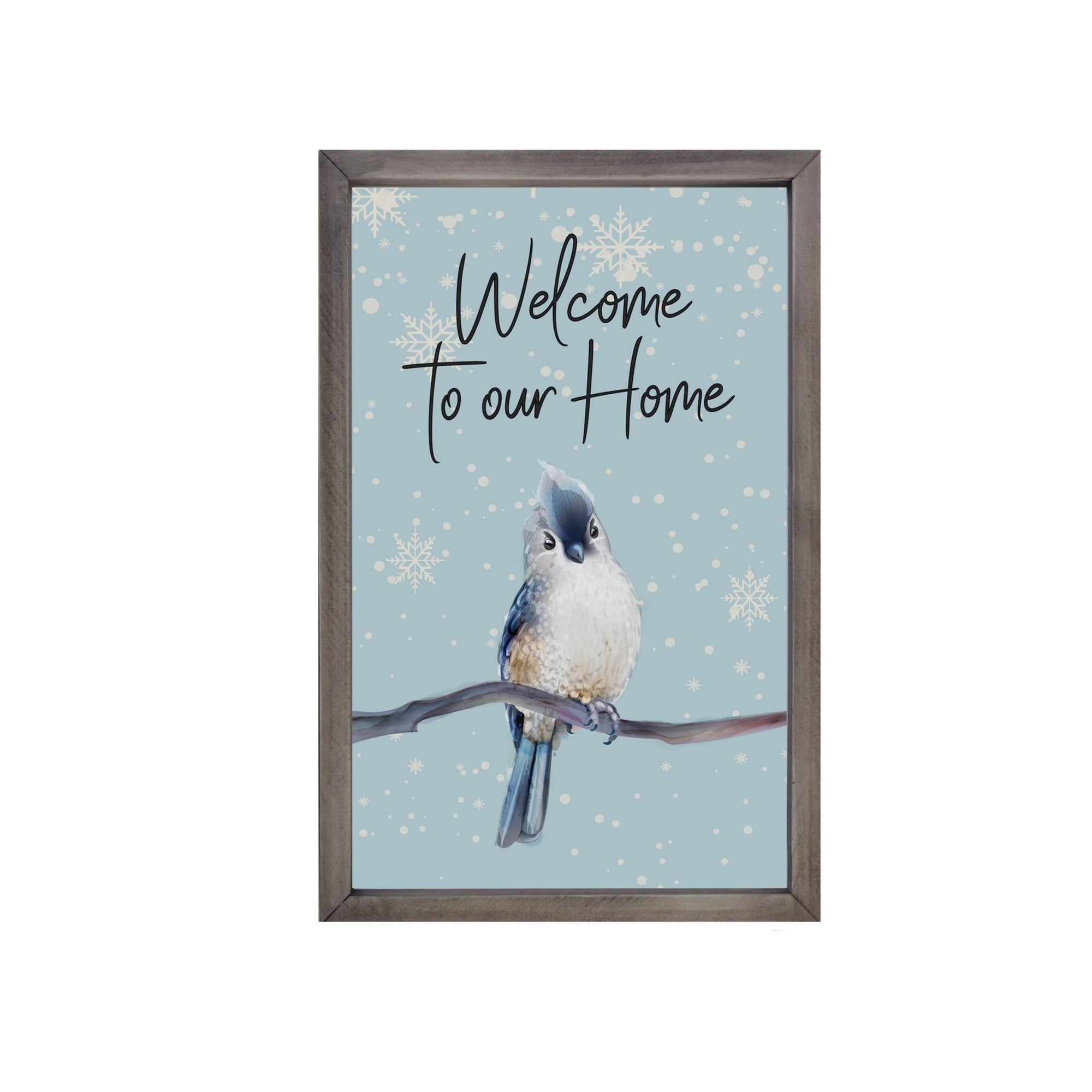 Merry Christmas Framed Shadow Box - Bird Welcome - LifeSong Milestones