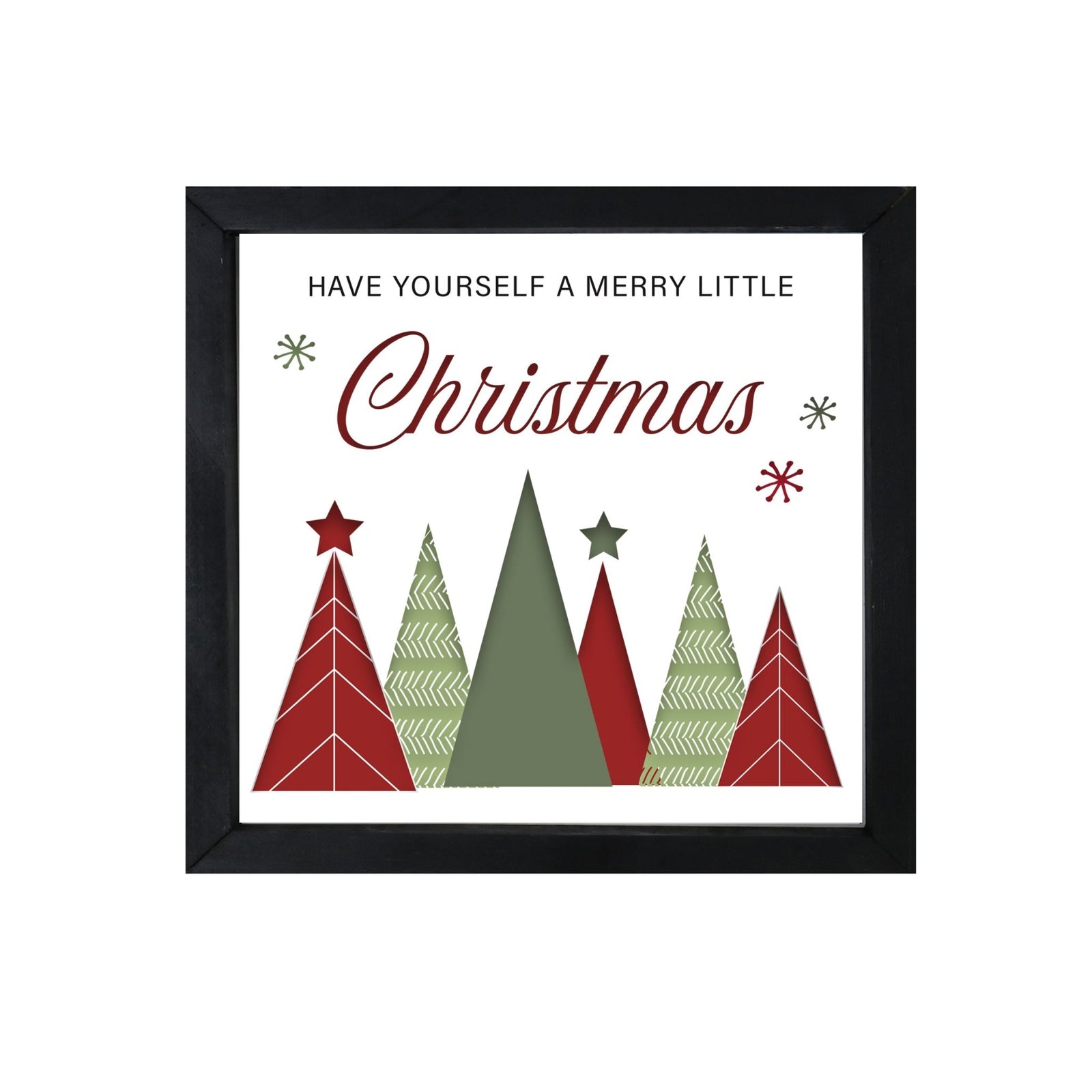 Merry Christmas Framed Shadow Box - Have Yourself A Merry - LifeSong Milestones