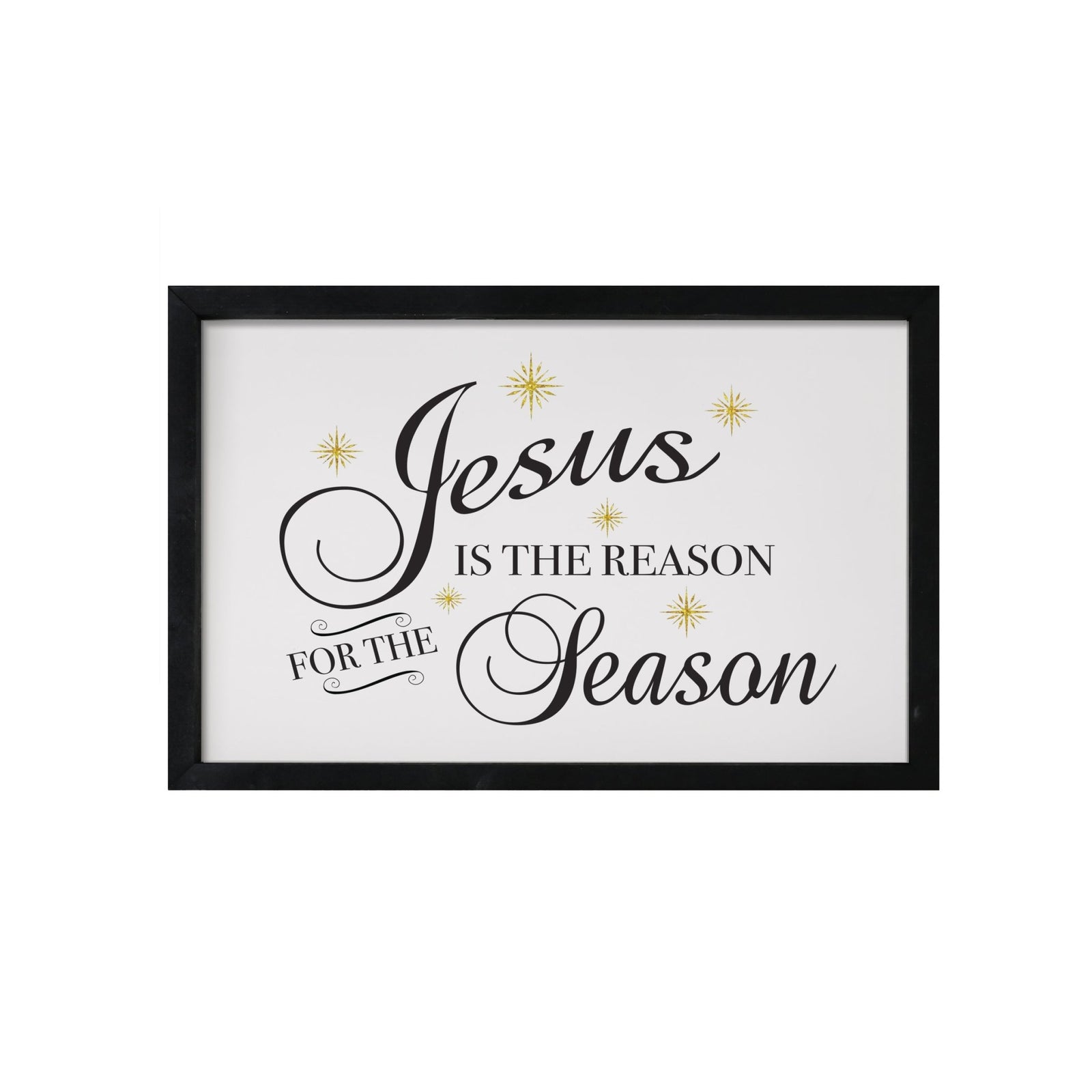 Merry Christmas Framed Shadow Box - Jesus Is The Reason - LifeSong Milestones