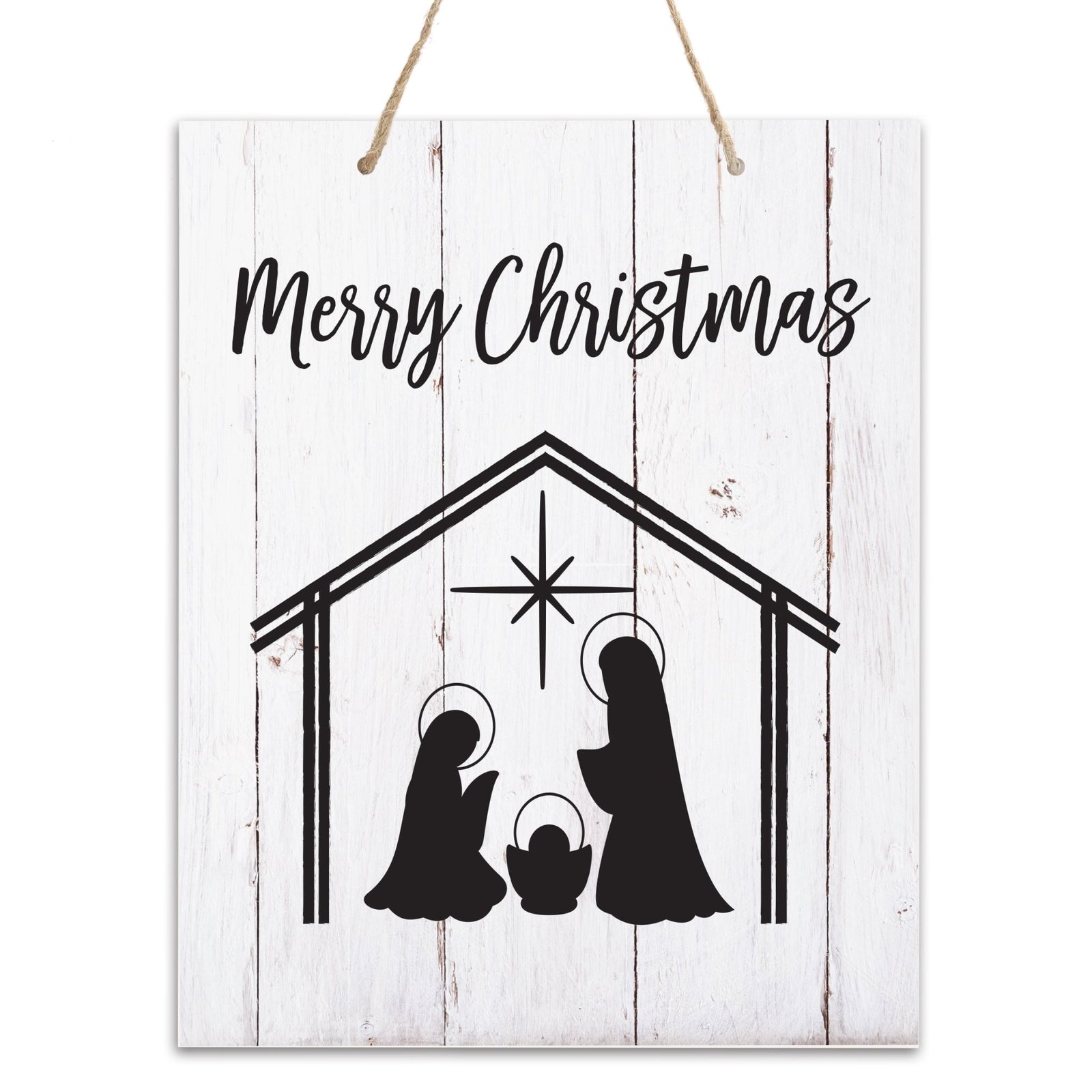 Merry Christmas Wall Hanging Sign - Merry Christmas - LifeSong Milestones