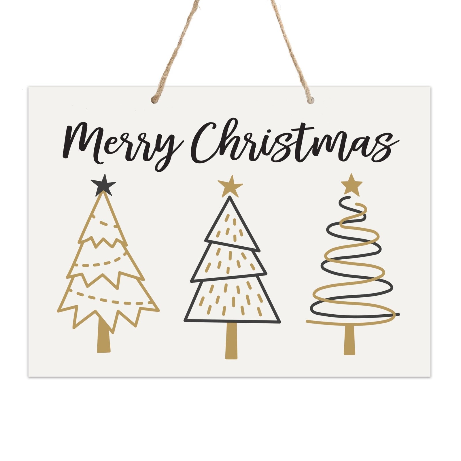 Merry Christmas Wall Hanging Sign - Merry Christmas Tree - LifeSong Milestones