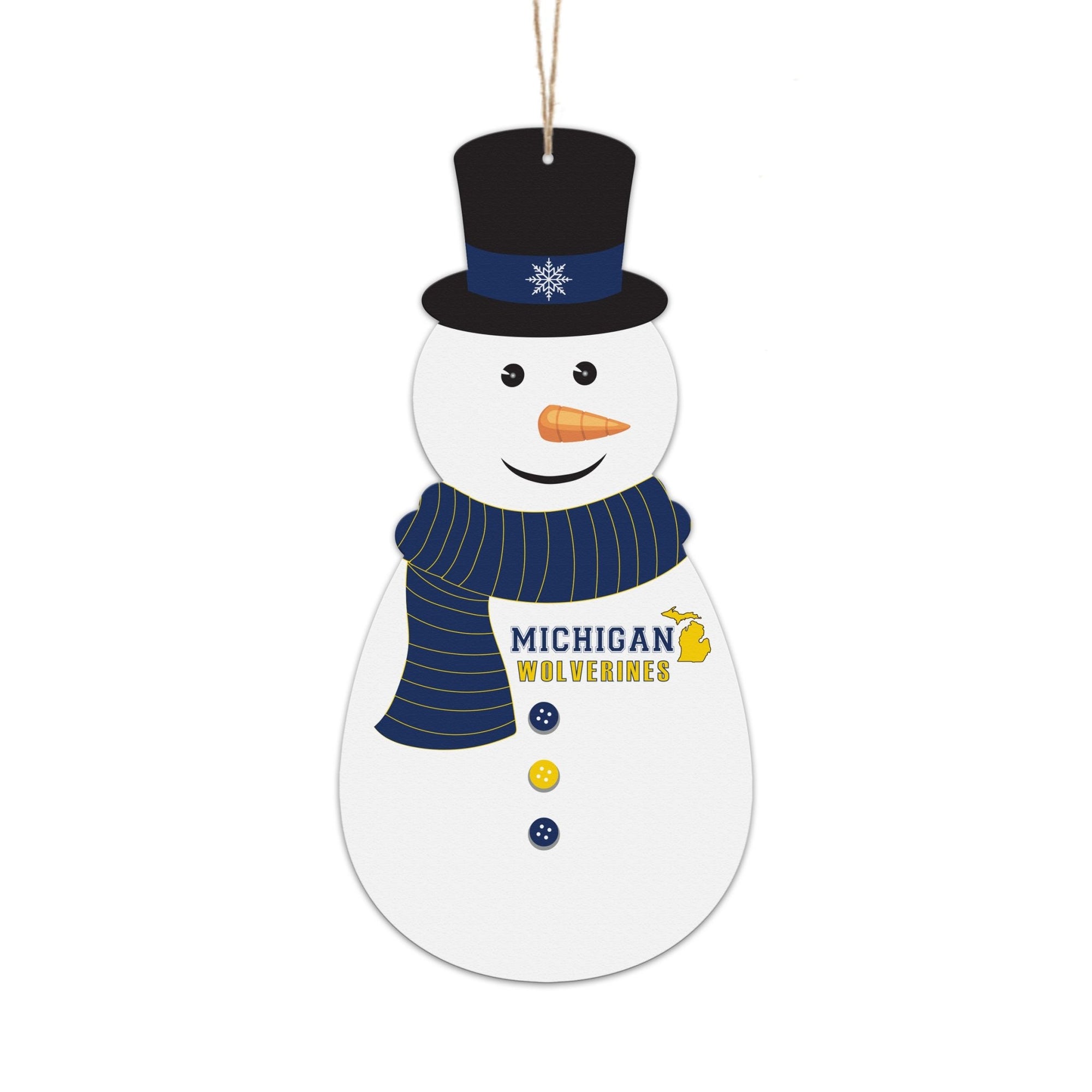 Michigan Snowman Ornament Gift - LifeSong Milestones