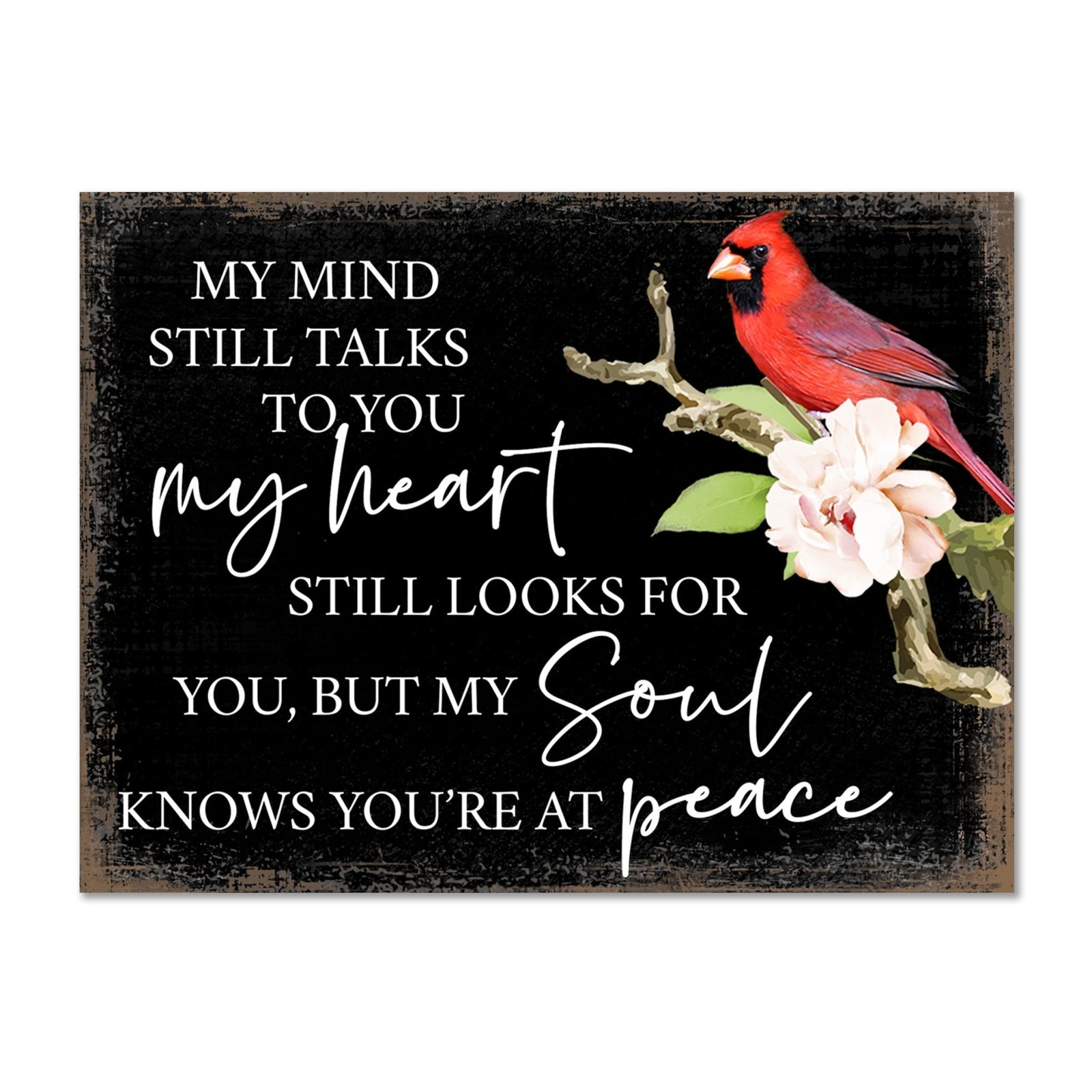 Lifesong Milestones Modern Cardinal Memorial Magnet: A thoughtful and elegant cardinal gift for your loved one's memory.