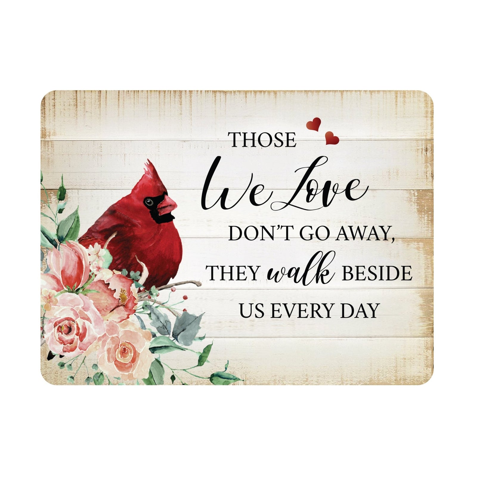 A cardinal magnet that serves as a lasting memorial decoration, offering comfort and solace.