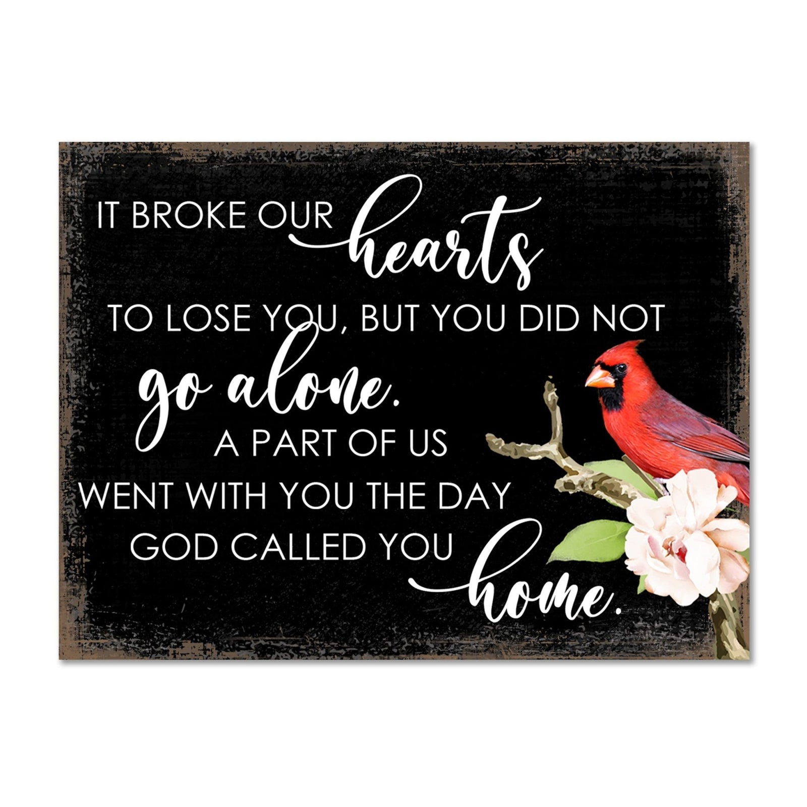 A cardinal magnet that serves as a lasting memorial decoration, offering comfort and solace.