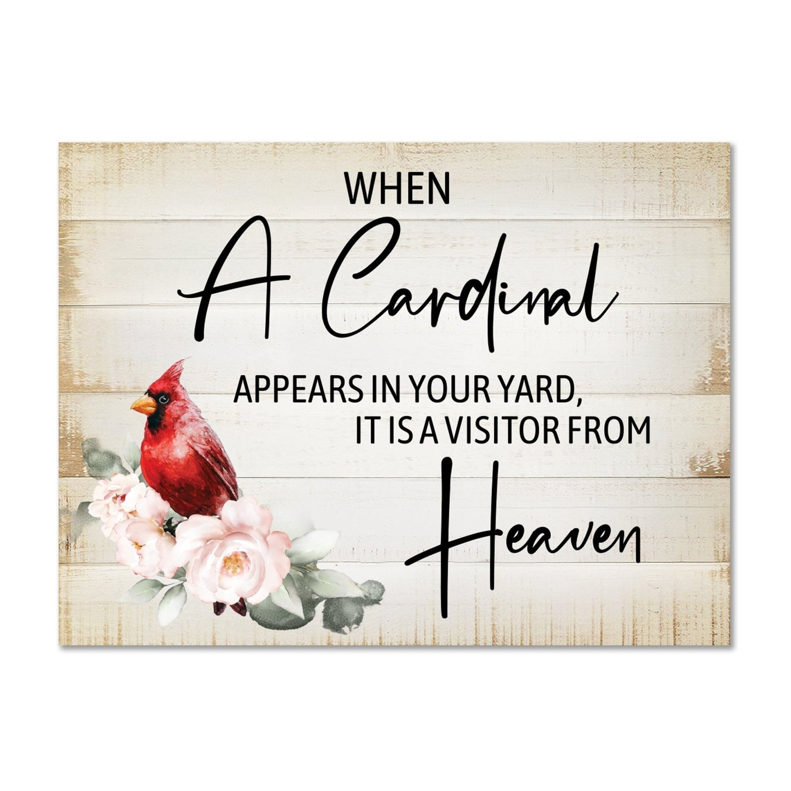 Lifesong Milestones Modern Cardinal Memorial Magnet: A thoughtful and elegant cardinal gift for your loved one's memory.