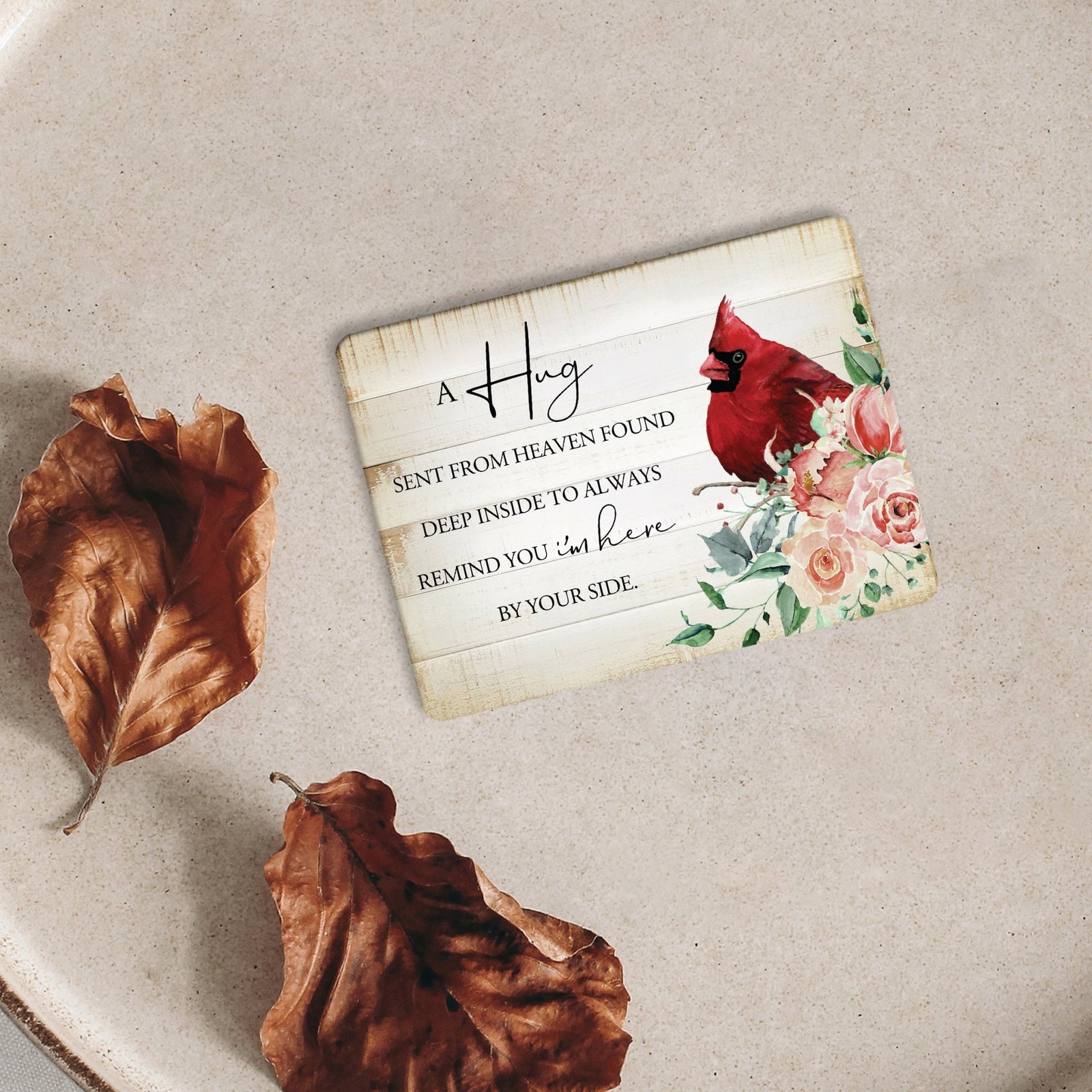 Lifesong Milestones Modern Cardinal Memorial Magnet: A thoughtful and elegant cardinal gift for your loved one's memory.