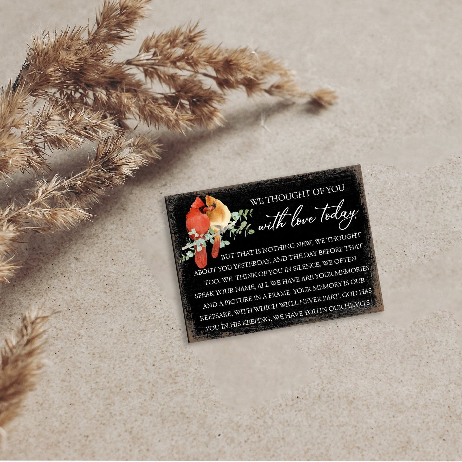 Modern Cardinal Memorial Magnet for Fridge Home Decor - LifeSong Milestones