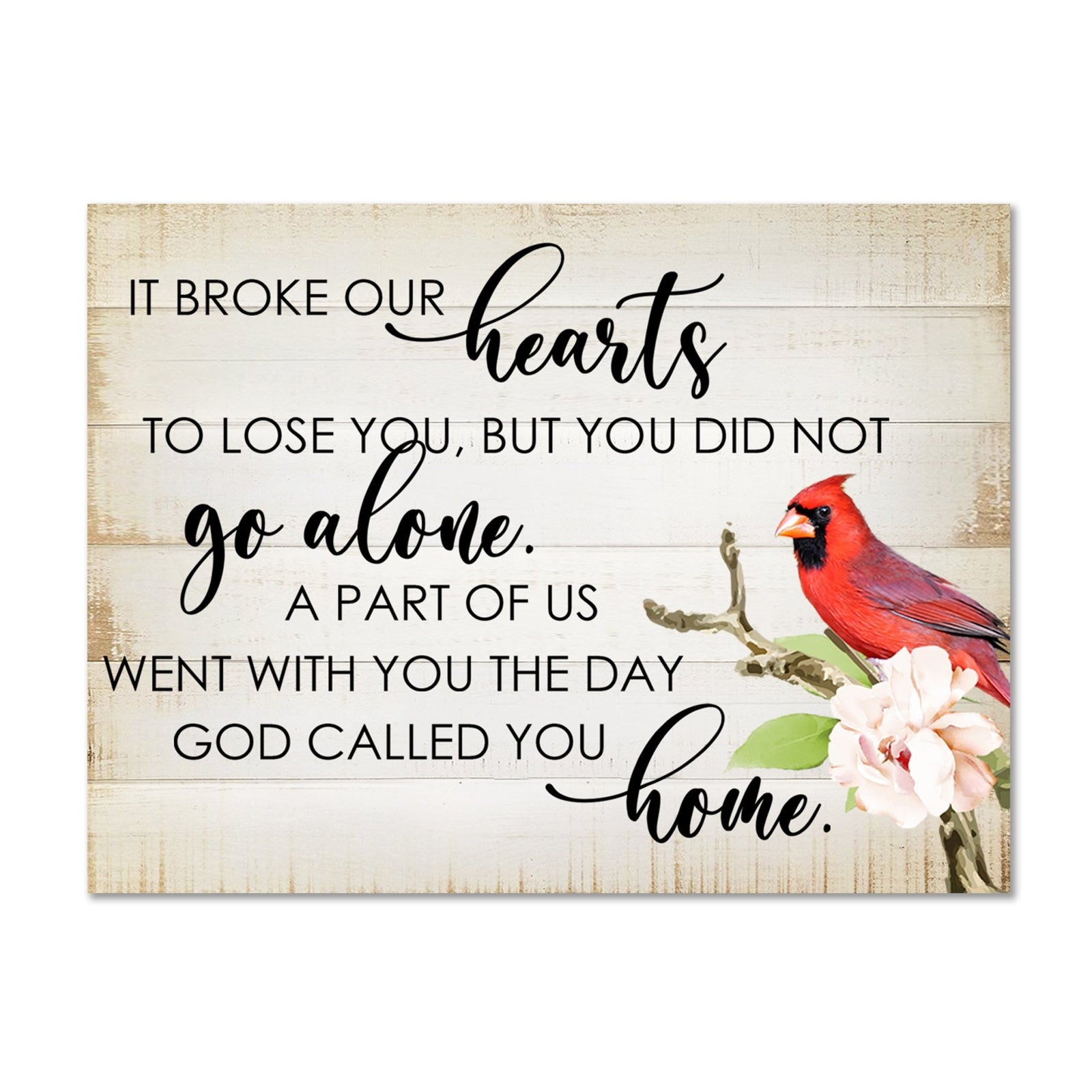 A cardinal magnet that serves as a lasting memorial decoration, offering comfort and solace.