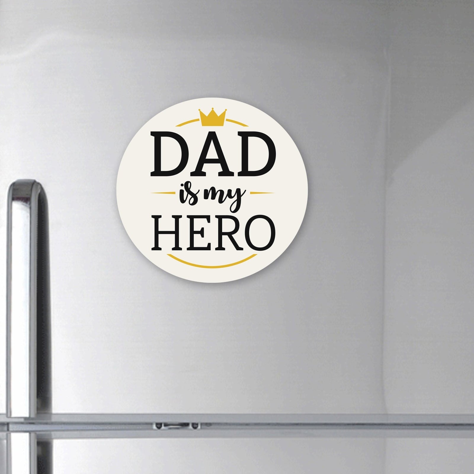 Modern Dad Refrigerator Magnet Gift - Dad Is My Hero - LifeSong Milestones