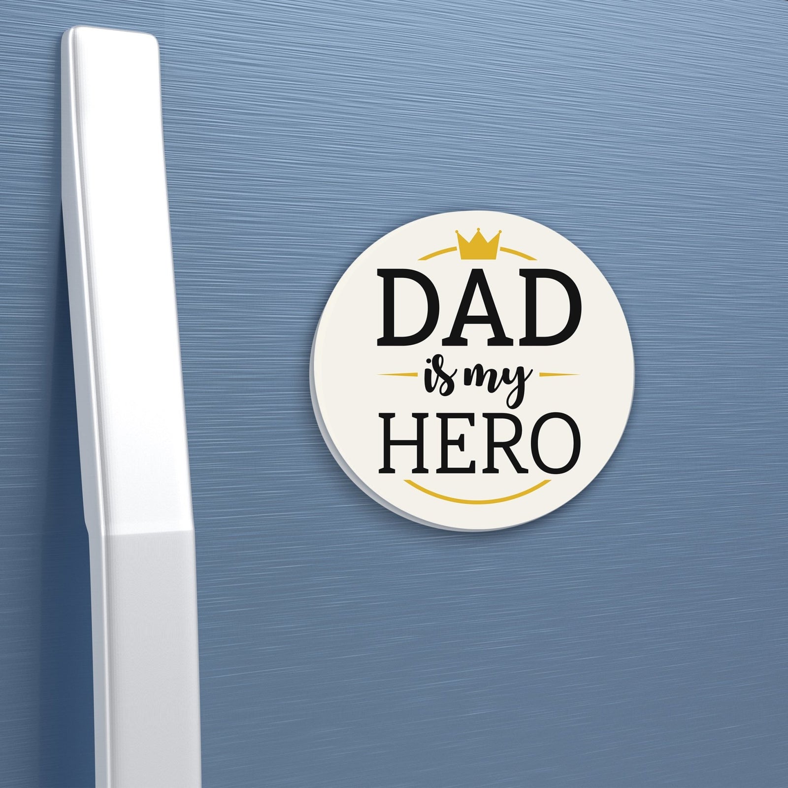Modern Dad Refrigerator Magnet Gift - Dad Is My Hero - LifeSong Milestones