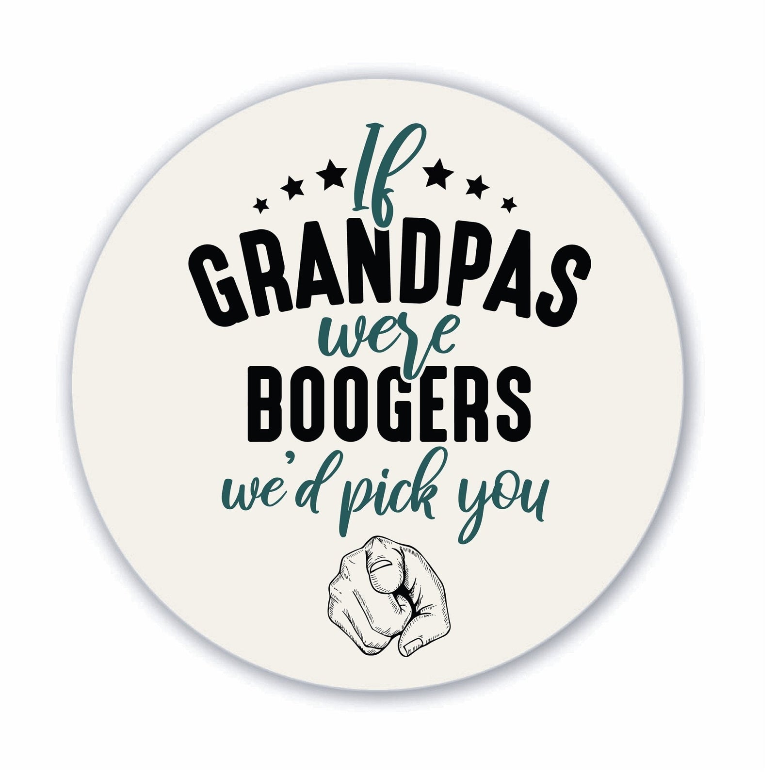 Modern Grandparents Refrigerator Magnet Gift - As A Grandpa - LifeSong Milestones