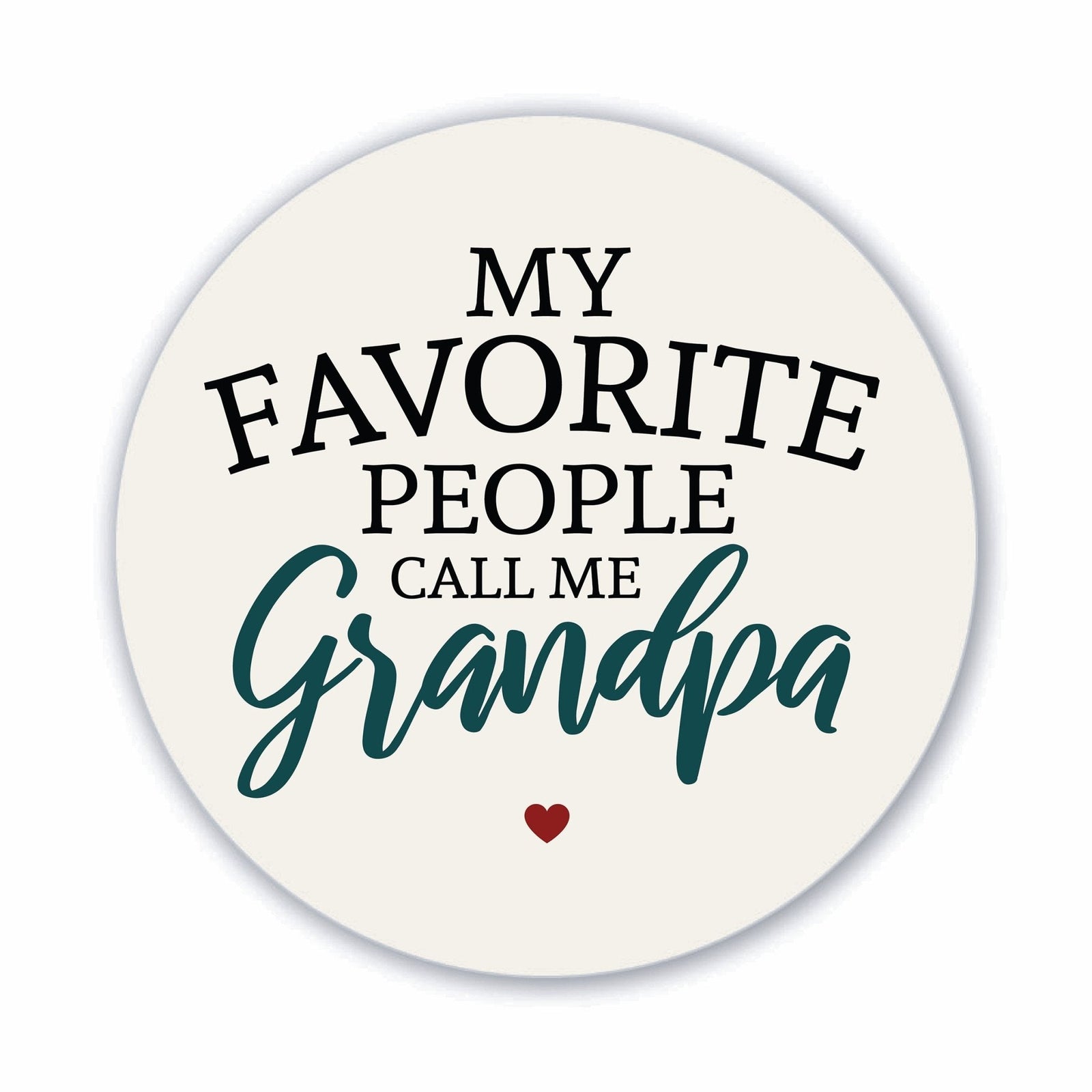 Modern Grandparents Refrigerator Magnet Gift - As A Grandpa - LifeSong Milestones