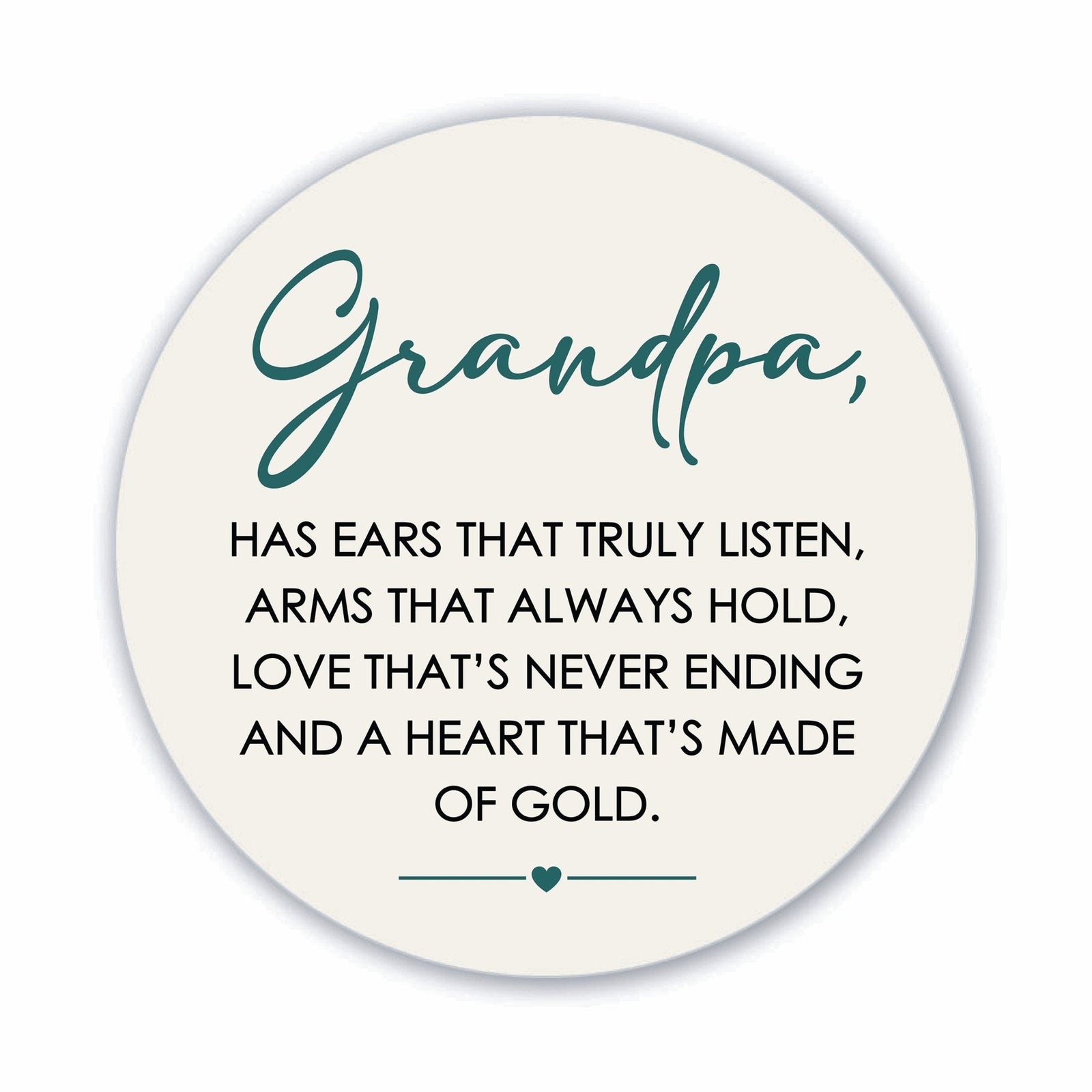 Modern Grandparents Refrigerator Magnet Gift - As A Grandpa - LifeSong Milestones