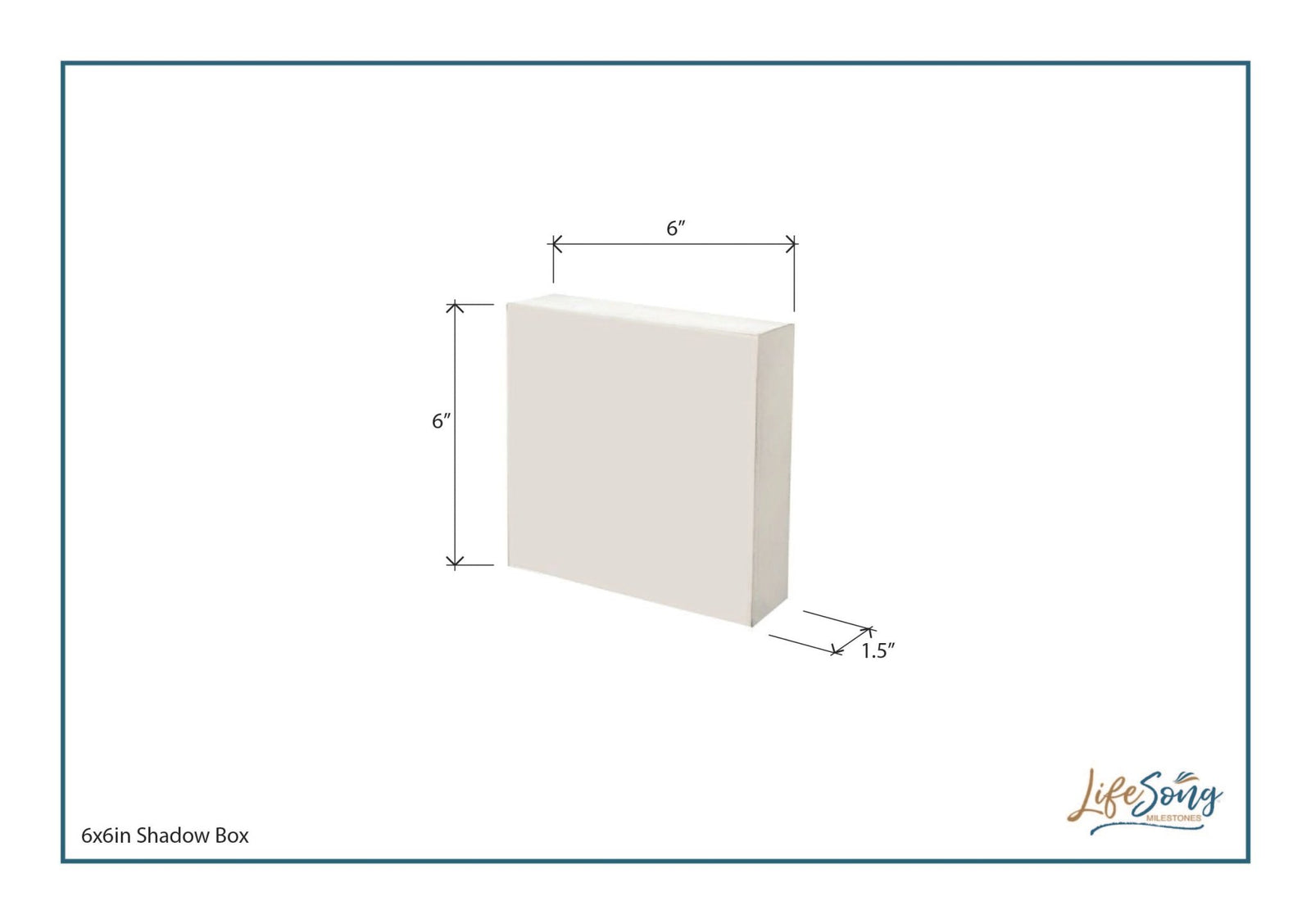 Modern Inspirational Shadow Box for Everyday Home Decorations For Mothers 6x6 - To The World You Are A Mother - LifeSong Milestones