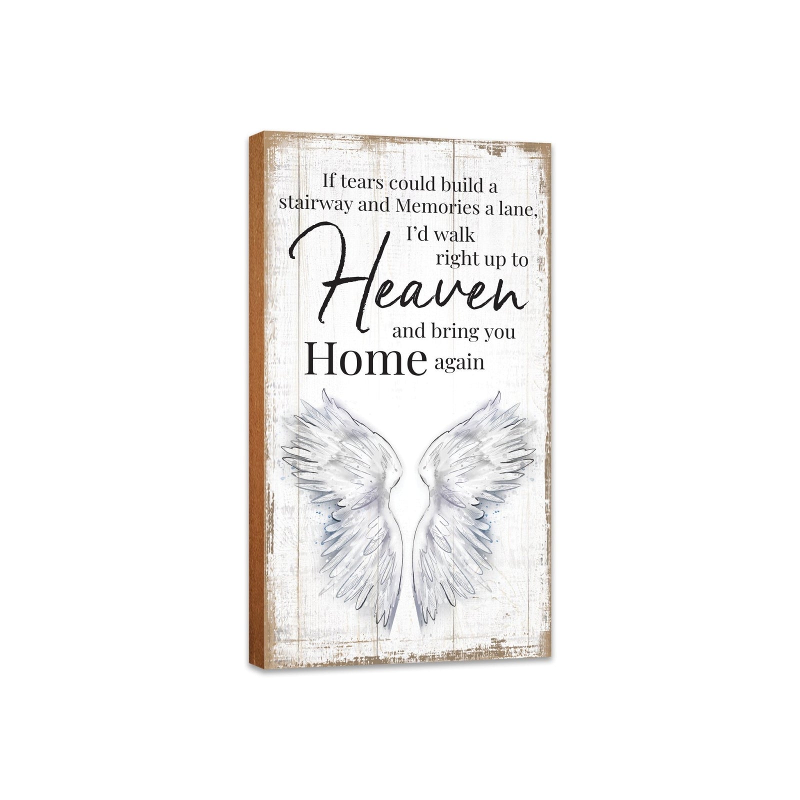 Modern Inspirational Wall Hanging Plaque For Home Décor & Gift Ideas - Stairway to Heaven - LifeSong Milestones