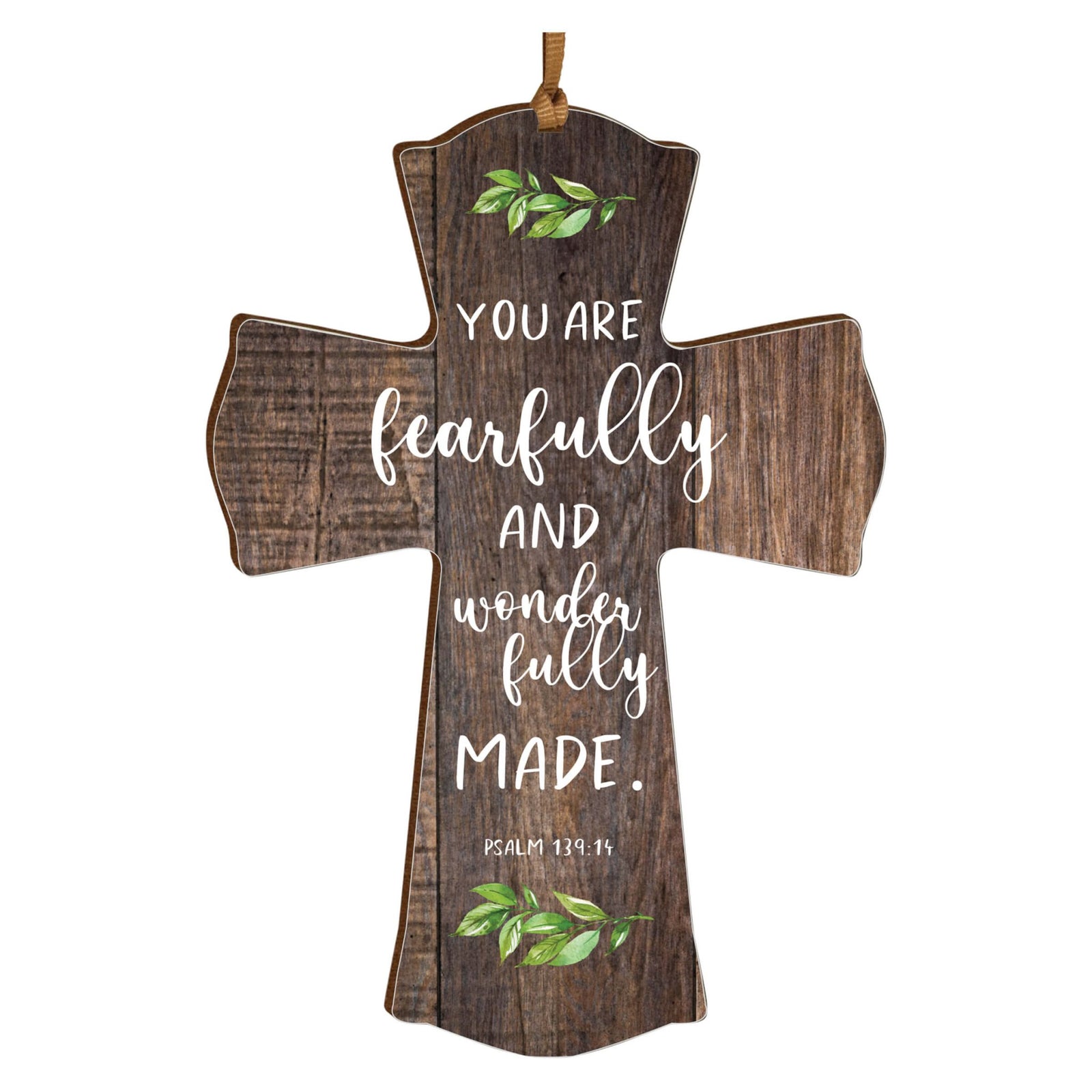 Modern Inspirational Wooden Mini Cross - LifeSong Milestones