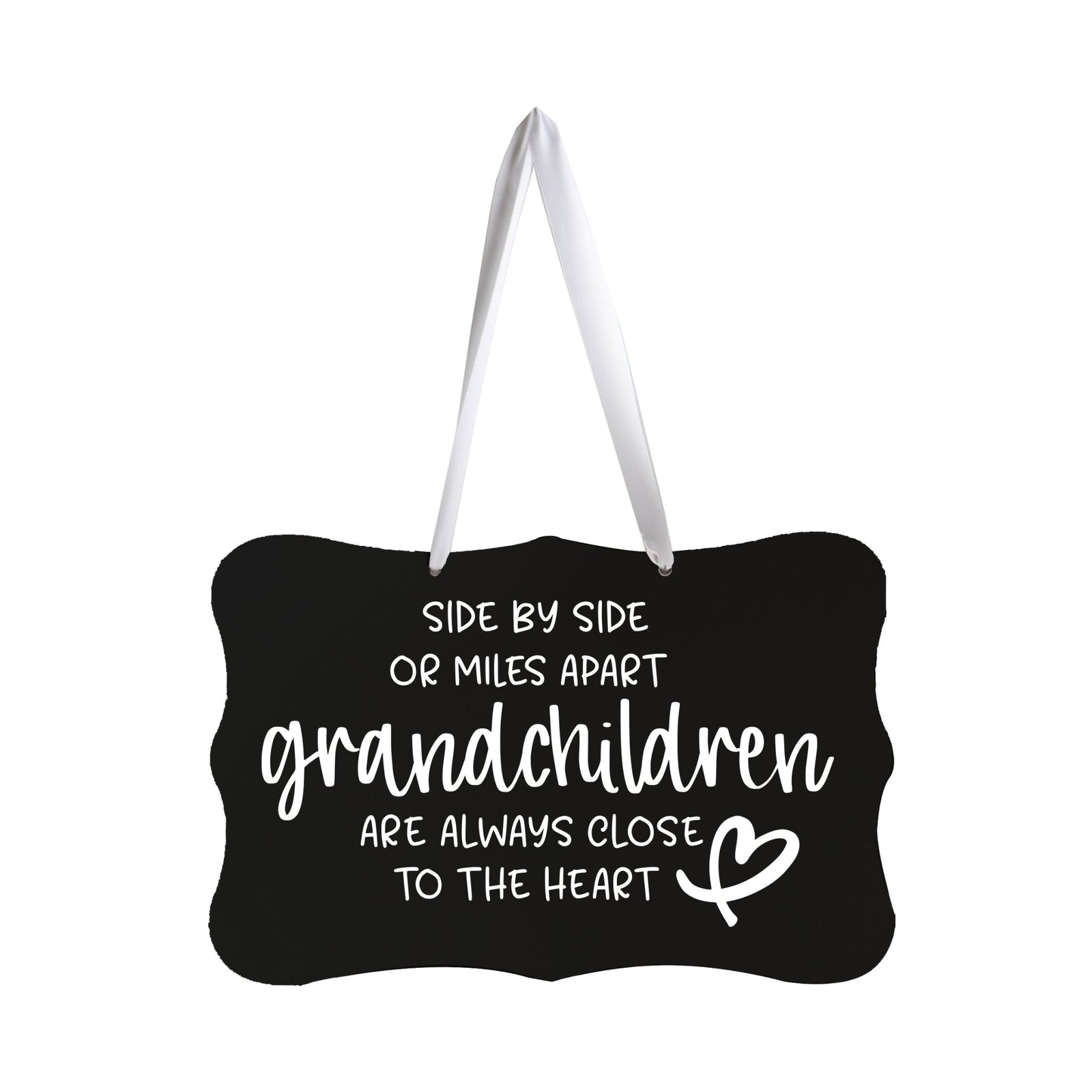 Modern Inspirational Wooden Wall Hanging Sign for Home Decorations 8x12 - Side By Side - LifeSong Milestones