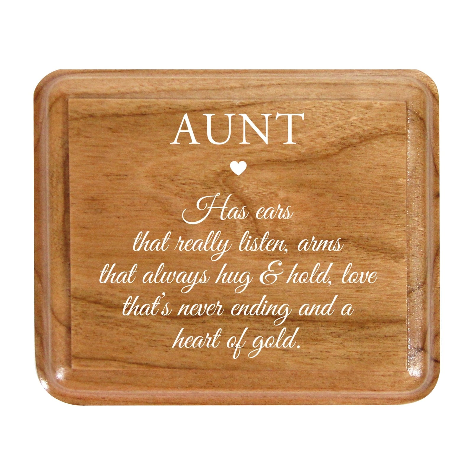 Modern Keepsake Box Inspirational Quotes for Aunts 3.5x3 - LifeSong Milestones