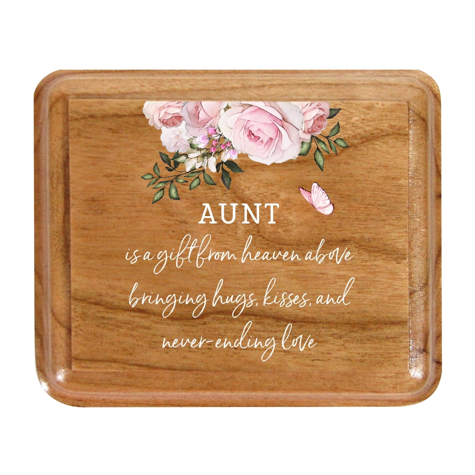 Modern Keepsake Box Inspirational Quotes for Aunts 3.5x3 - LifeSong Milestones