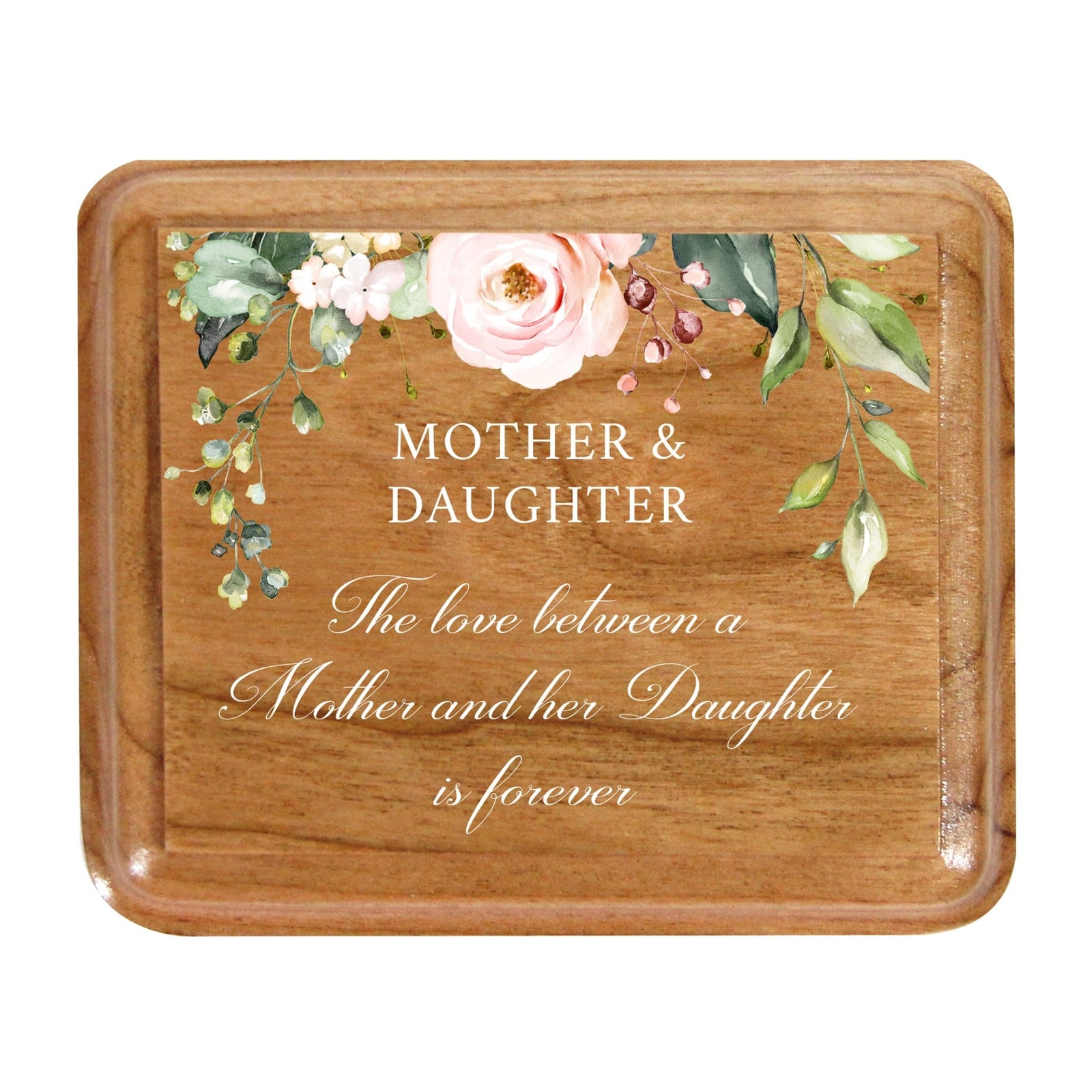 Modern Keepsake Box Inspirational Quotes for Mom 3.5x3 Mother Is A Gift - LifeSong Milestones