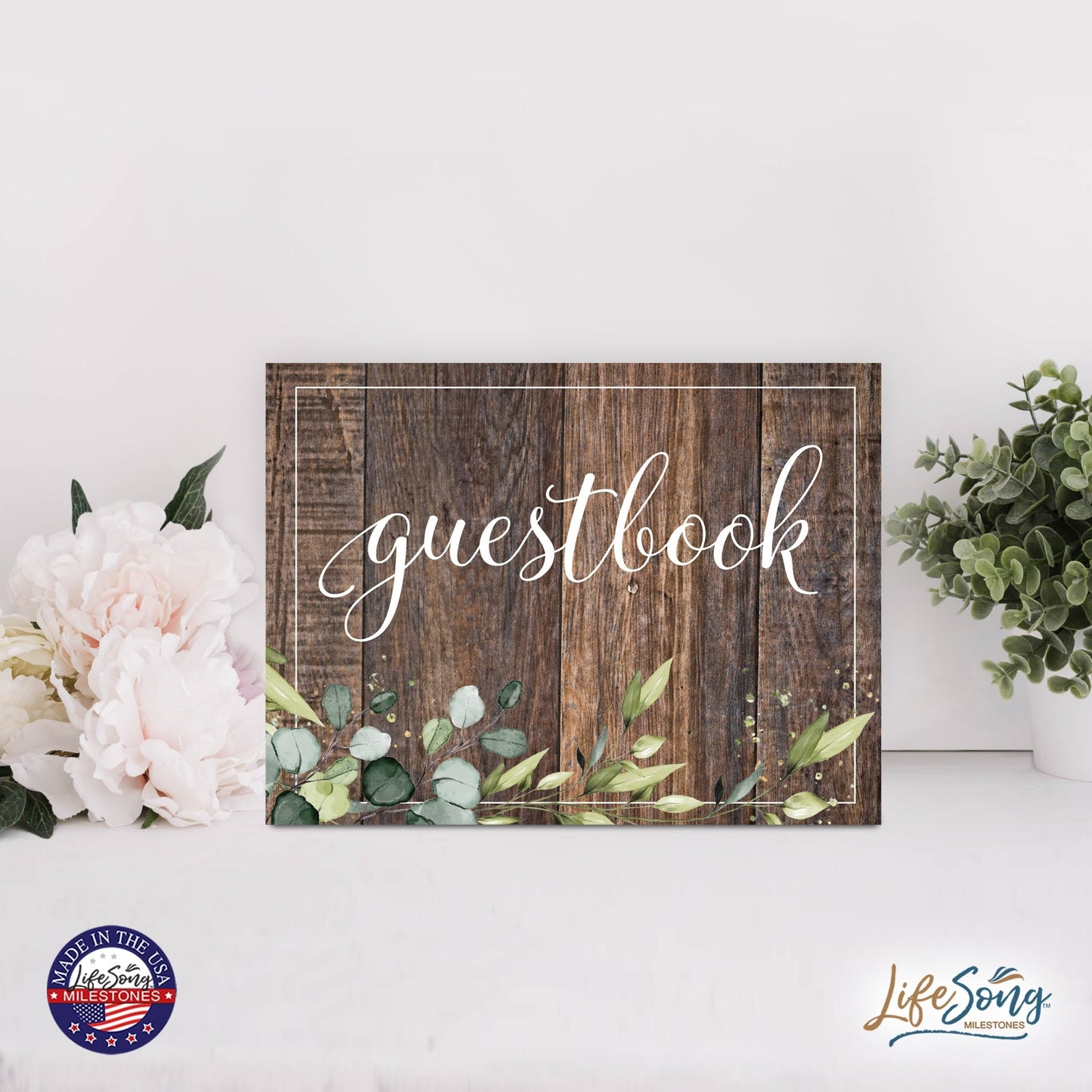 Modern Memorial 3 Piece Set Wooden 6x8 inches Hanging Wall Art Sign – Special Memory - LifeSong Milestones