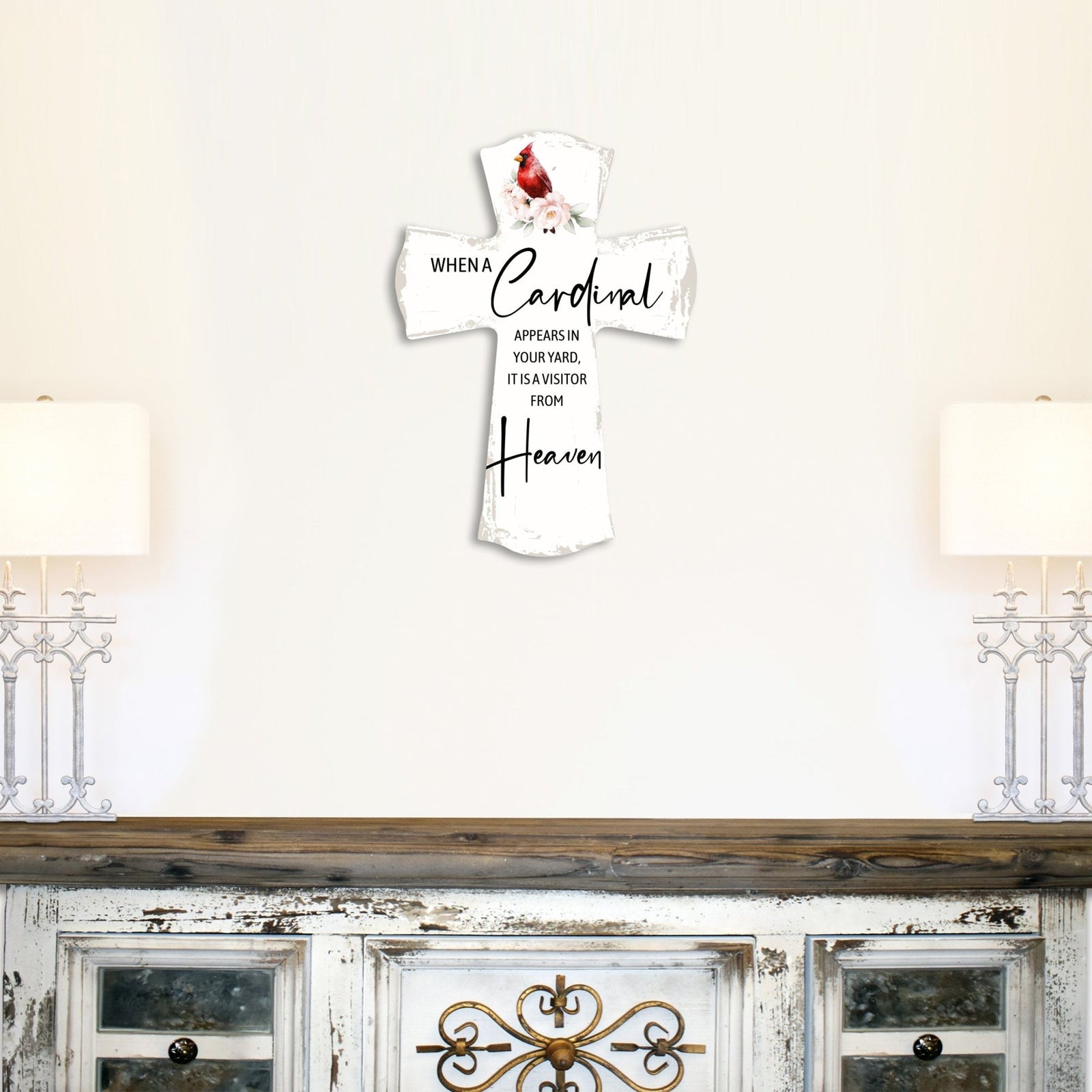 Modern Memorial Wall Cross Bereavement Gift - LifeSong Milestones