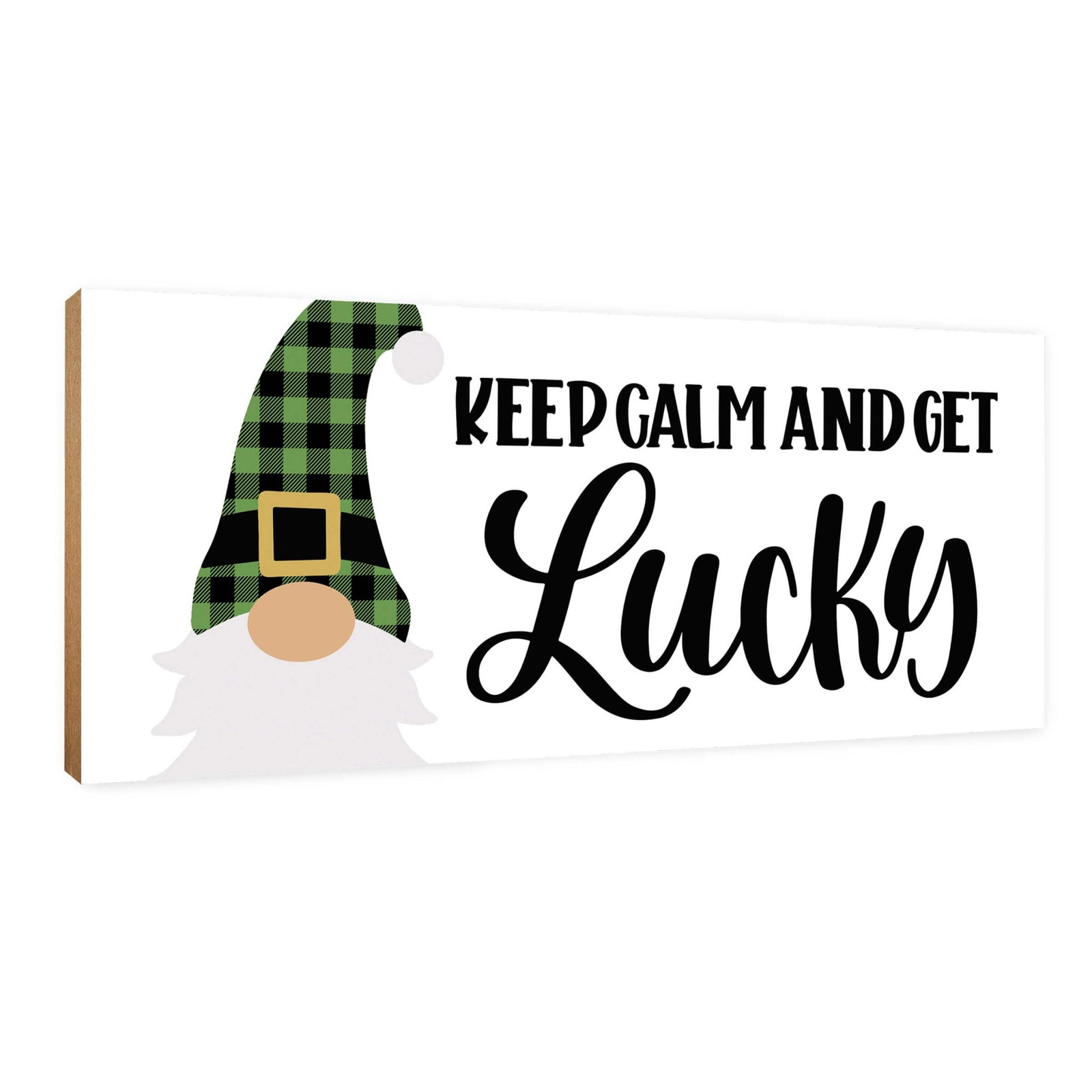 Modern St. Patrick’s Day Wooden Tabletop Signs and Shelf Decor for Home Décorations - LifeSong Milestones