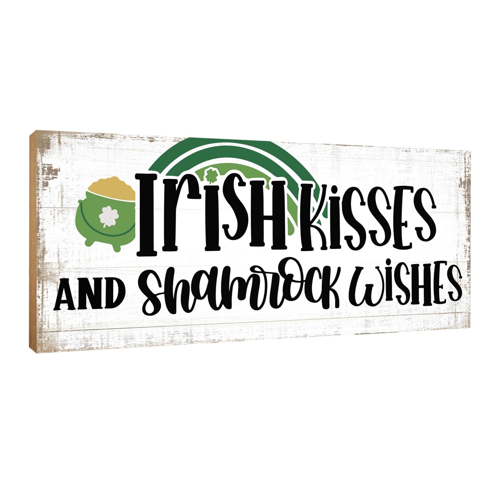 Modern St. Patrick’s Day Wooden Tabletop Signs and Shelf Decor for Home Décorations - LifeSong Milestones